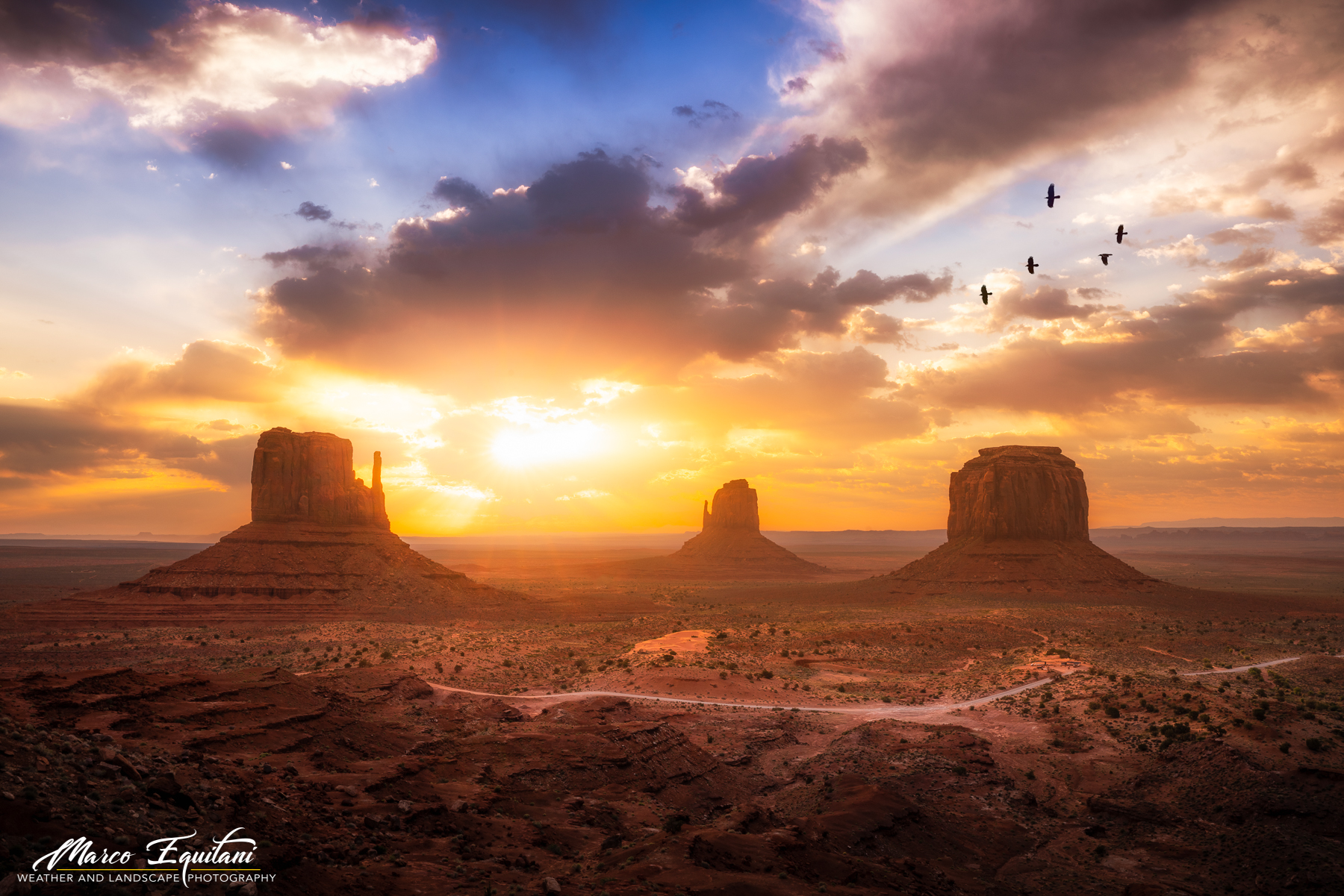 Dawn at Monument Valley