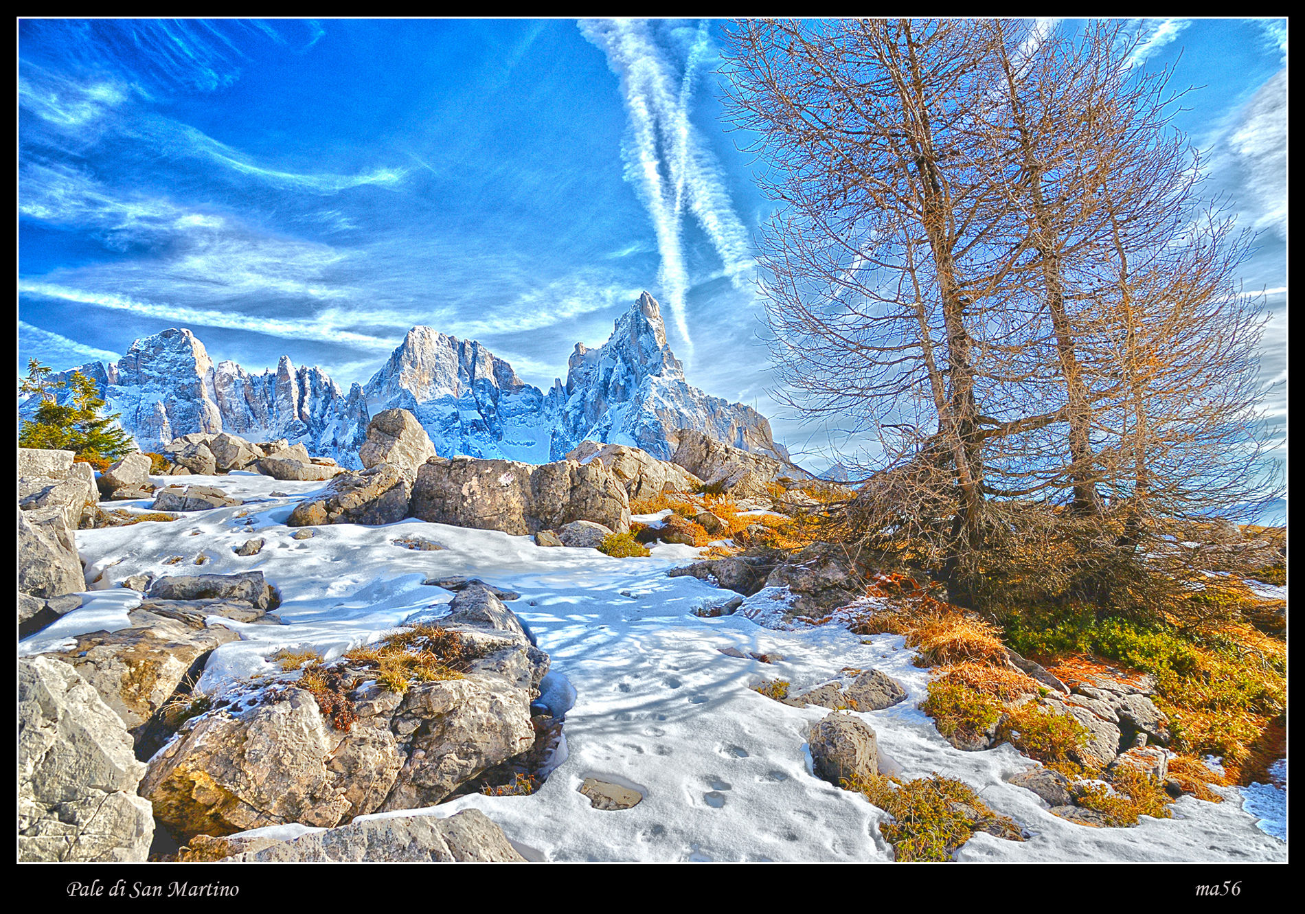 Passo Rolle - Pale di San Martino HDR