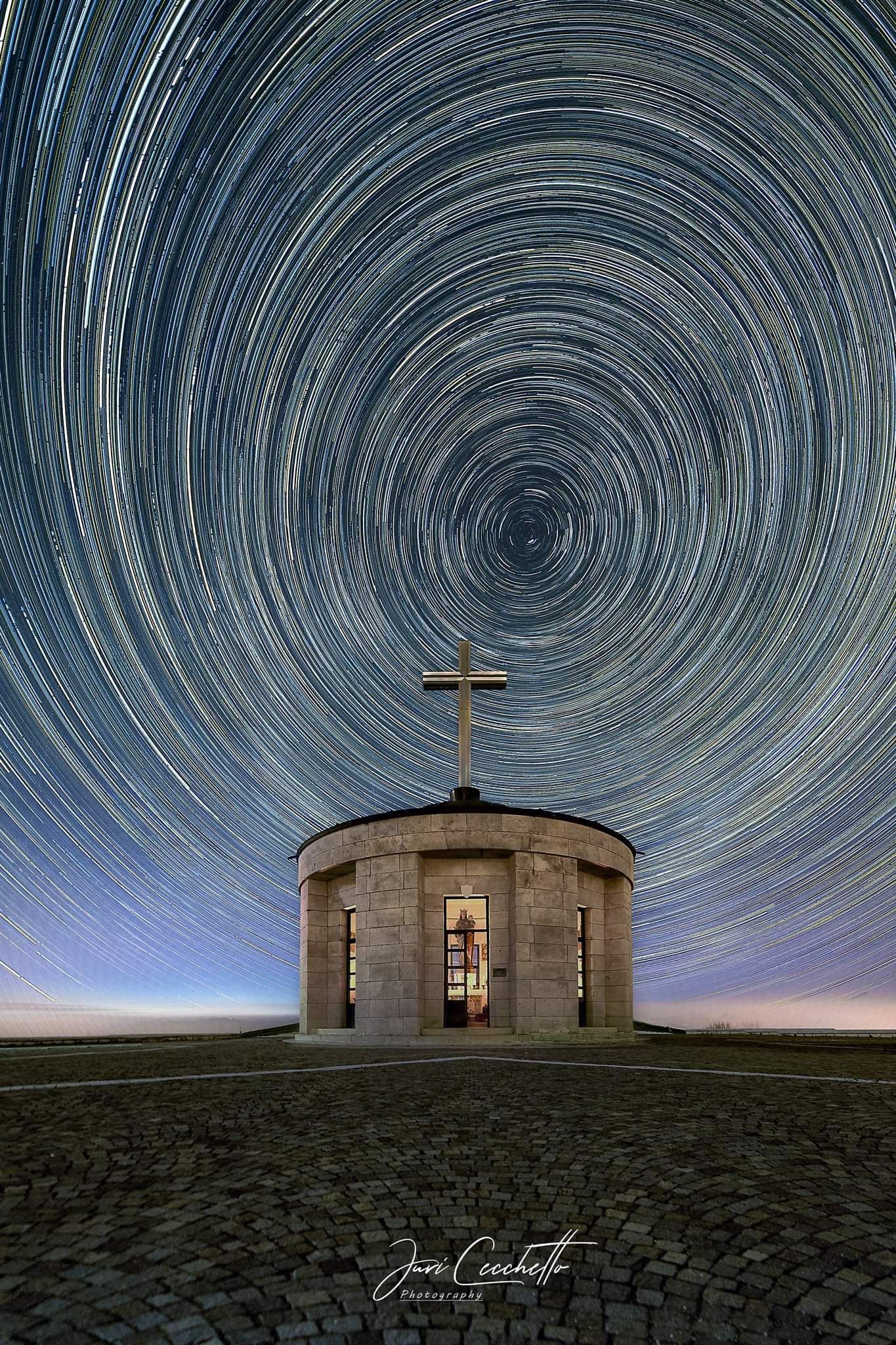 Startrail Cima Grappa