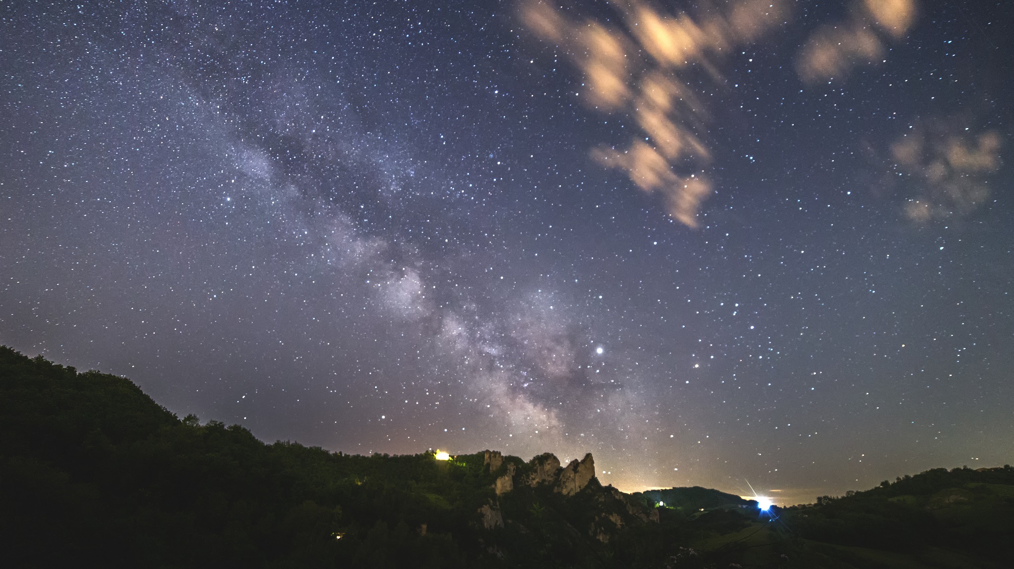 Milky Way and Rockof Roccamalatina