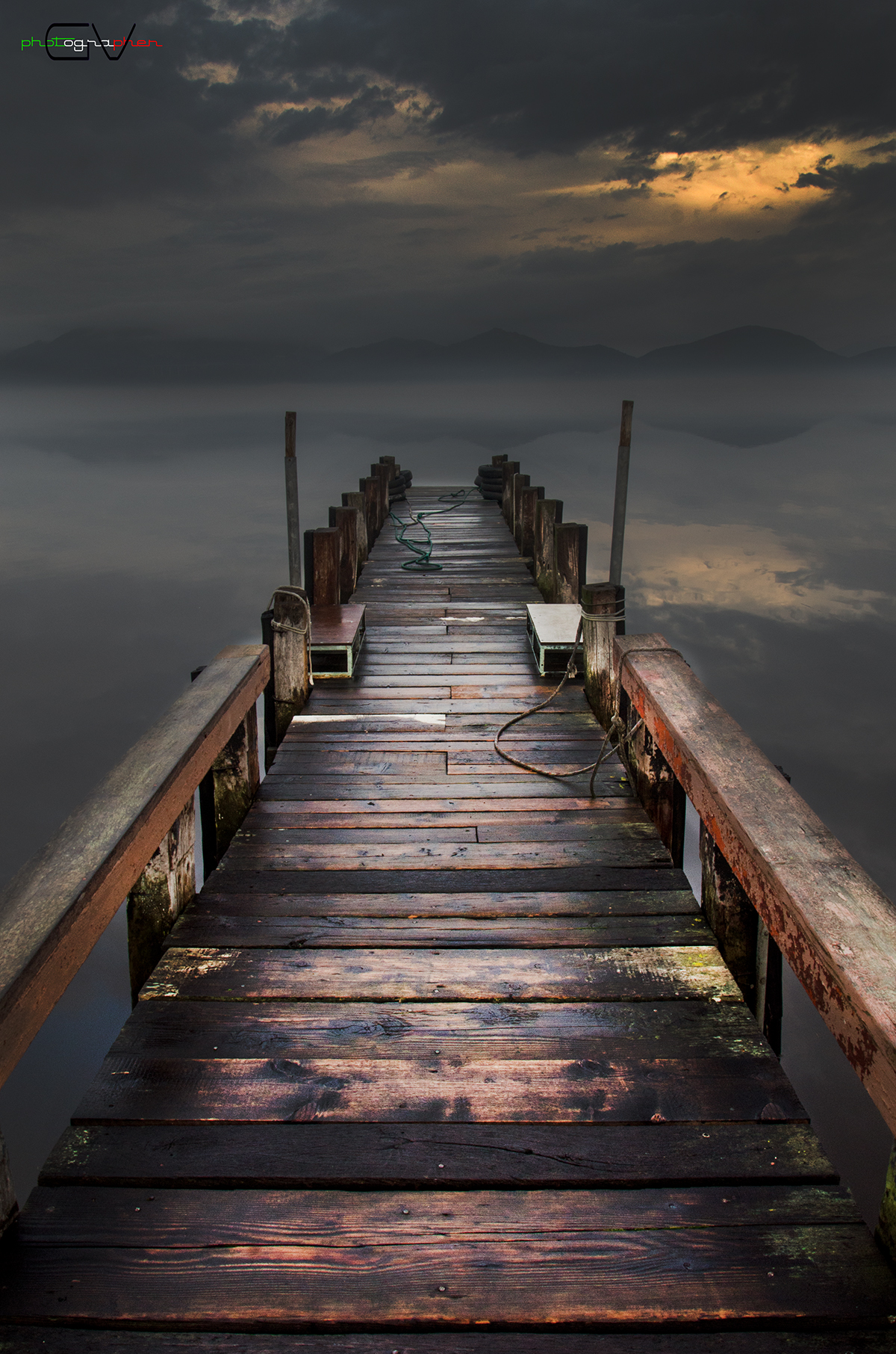 Pontile sul lago-Massaciuccoli