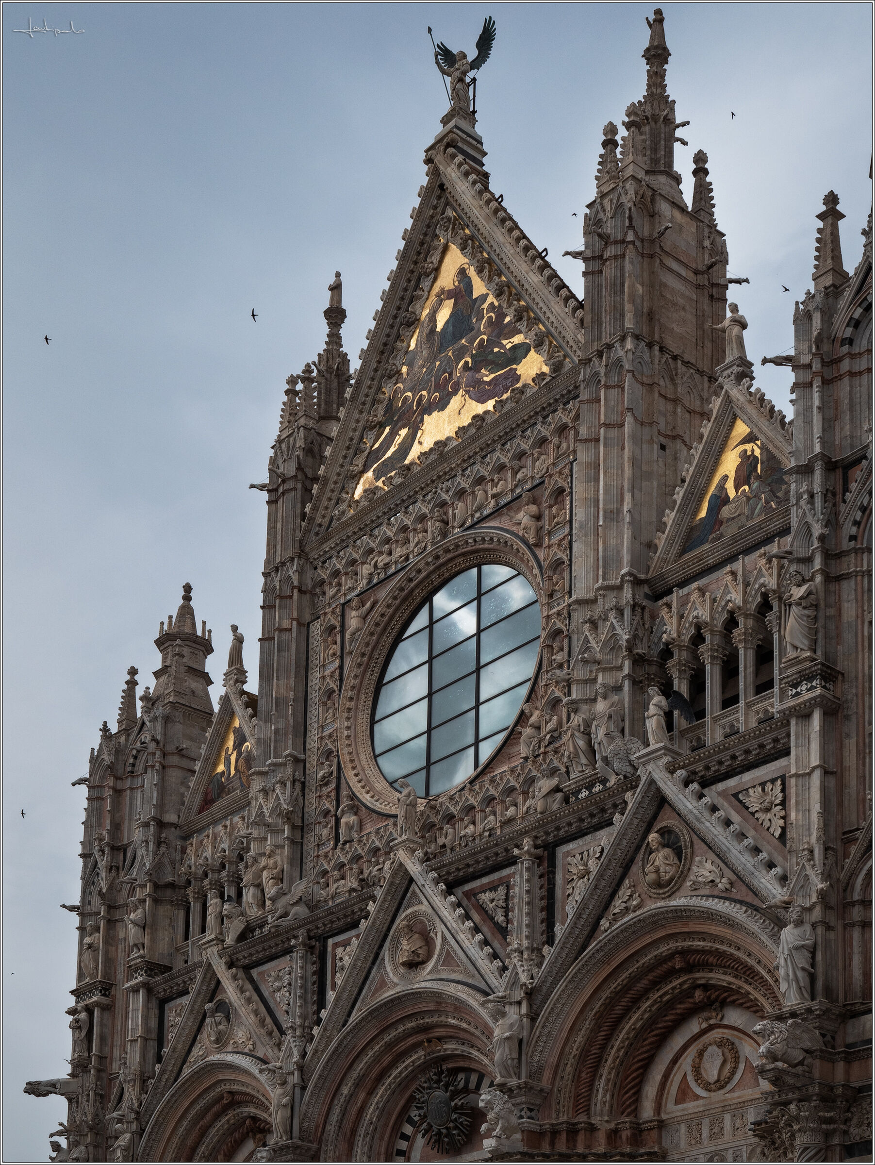 Siena. Dettagli della cattedrale.