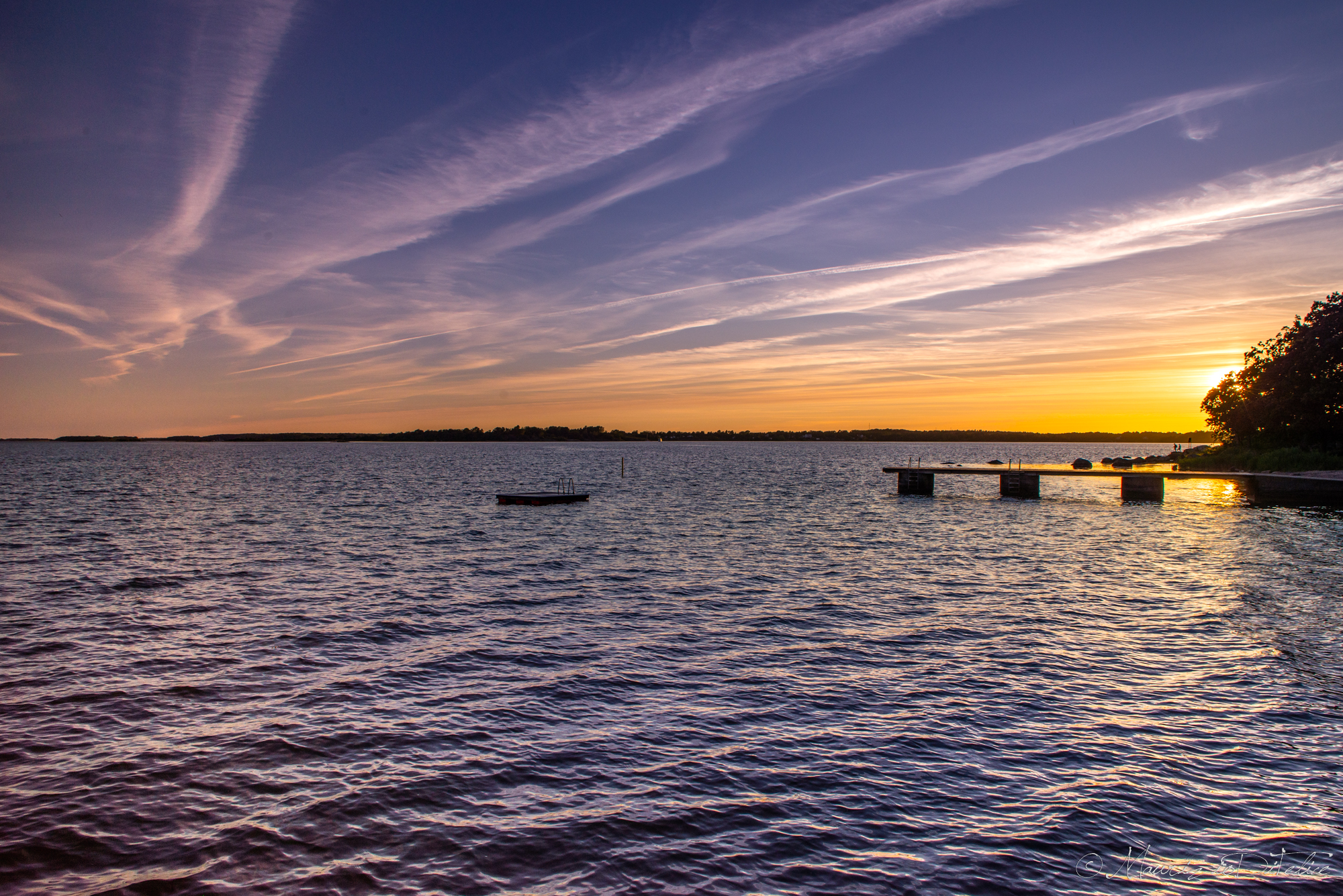 Sunset at the pier