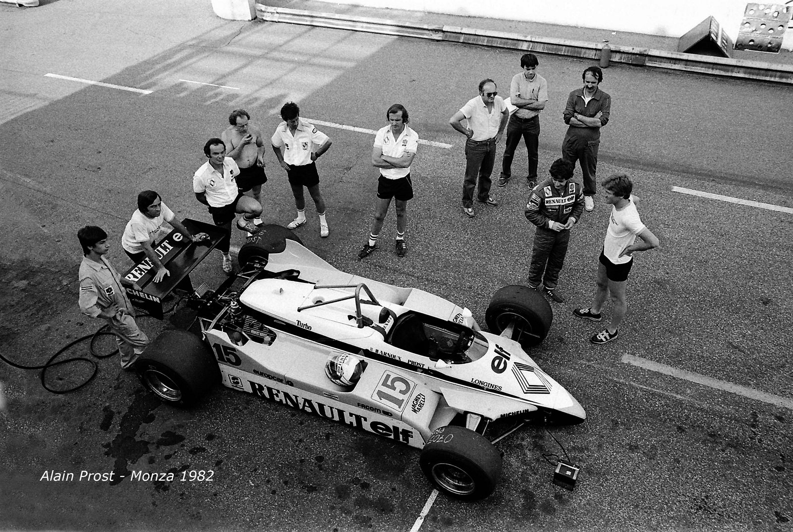 Alain Prost - Monza - terrazza box