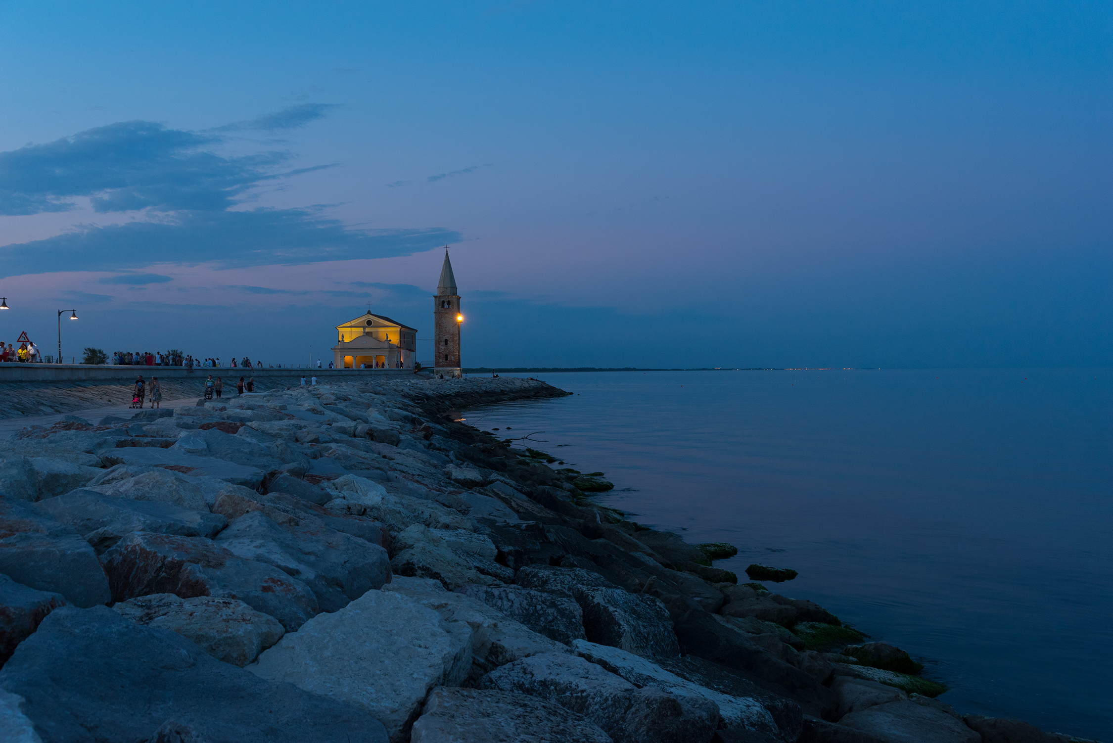 The caress of the evening