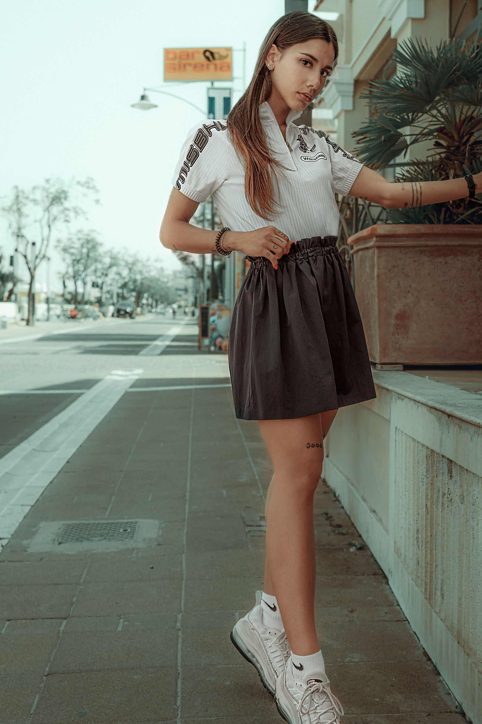 Street portrait with Cate