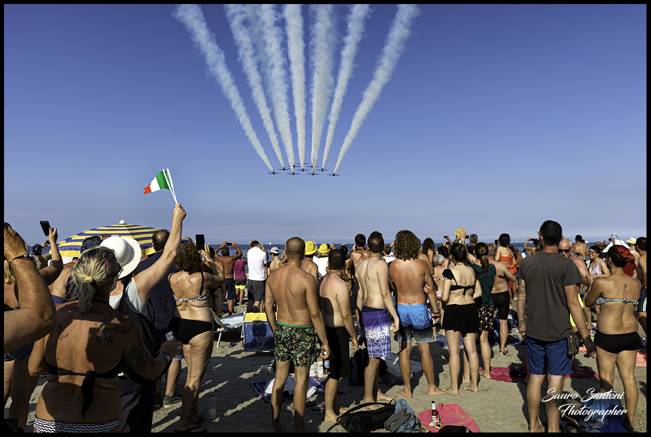 Frecce tricolori a Punta Marina 2019 -2