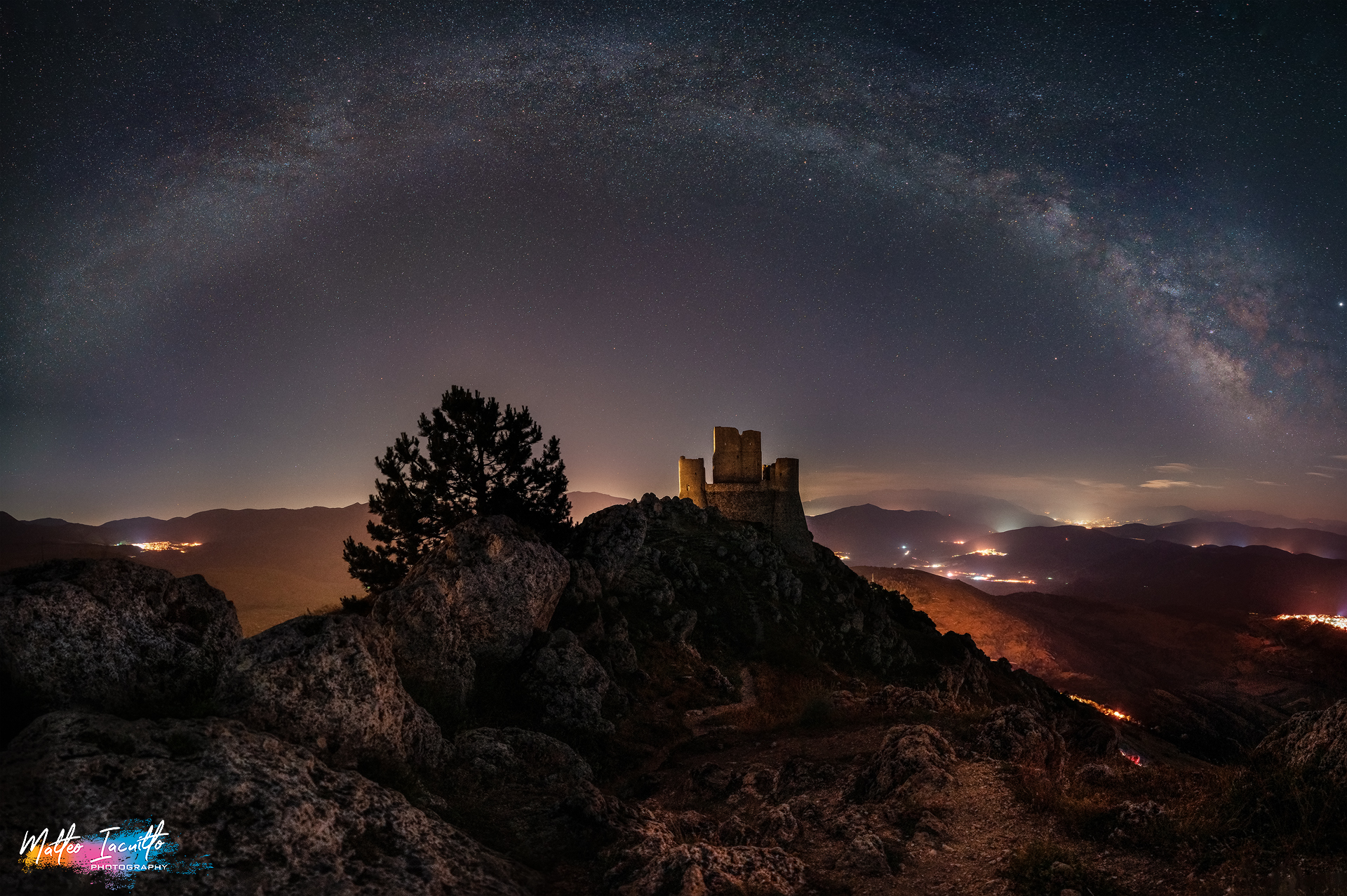Milky Way on Rocca Calascio
