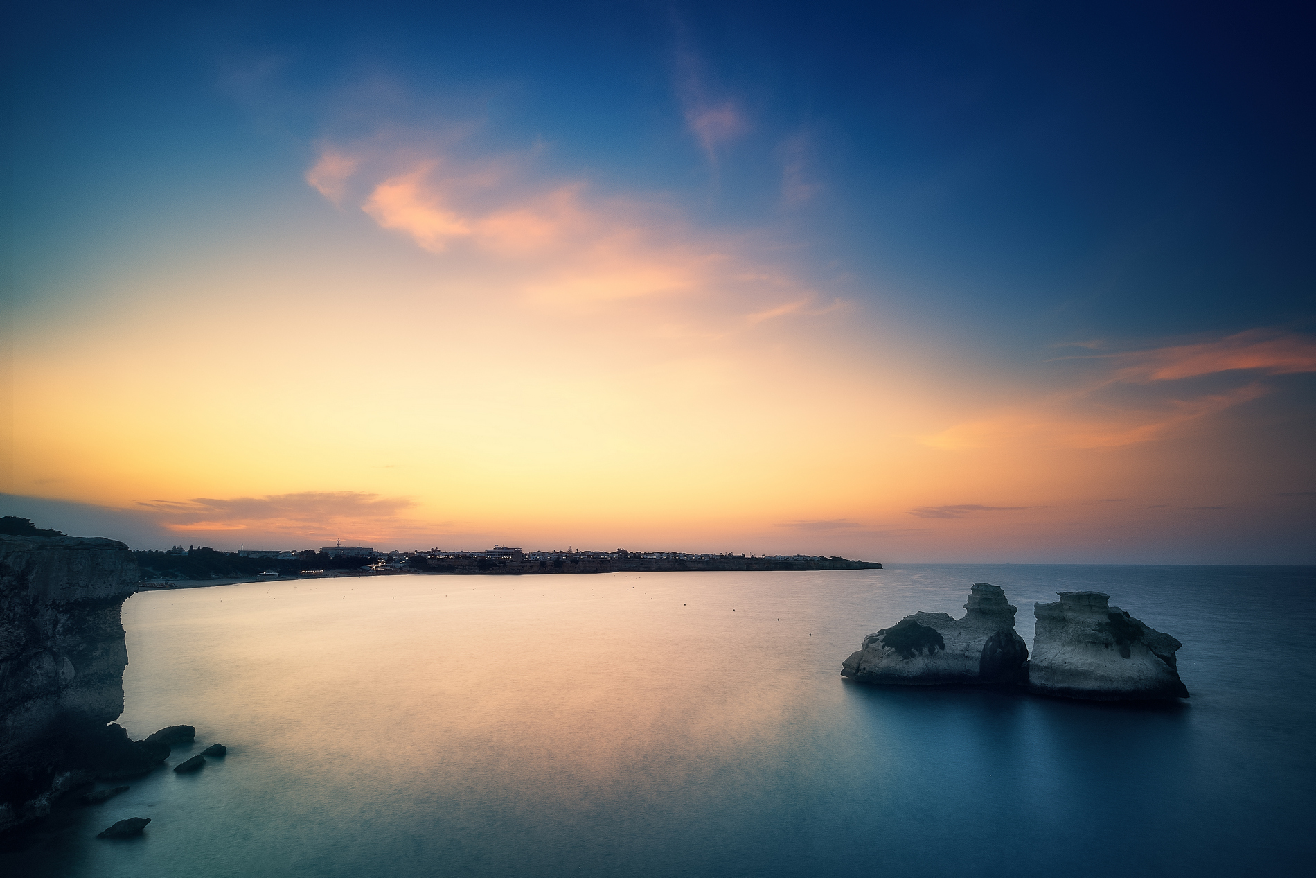 Le 2 Sorelle al tramonto