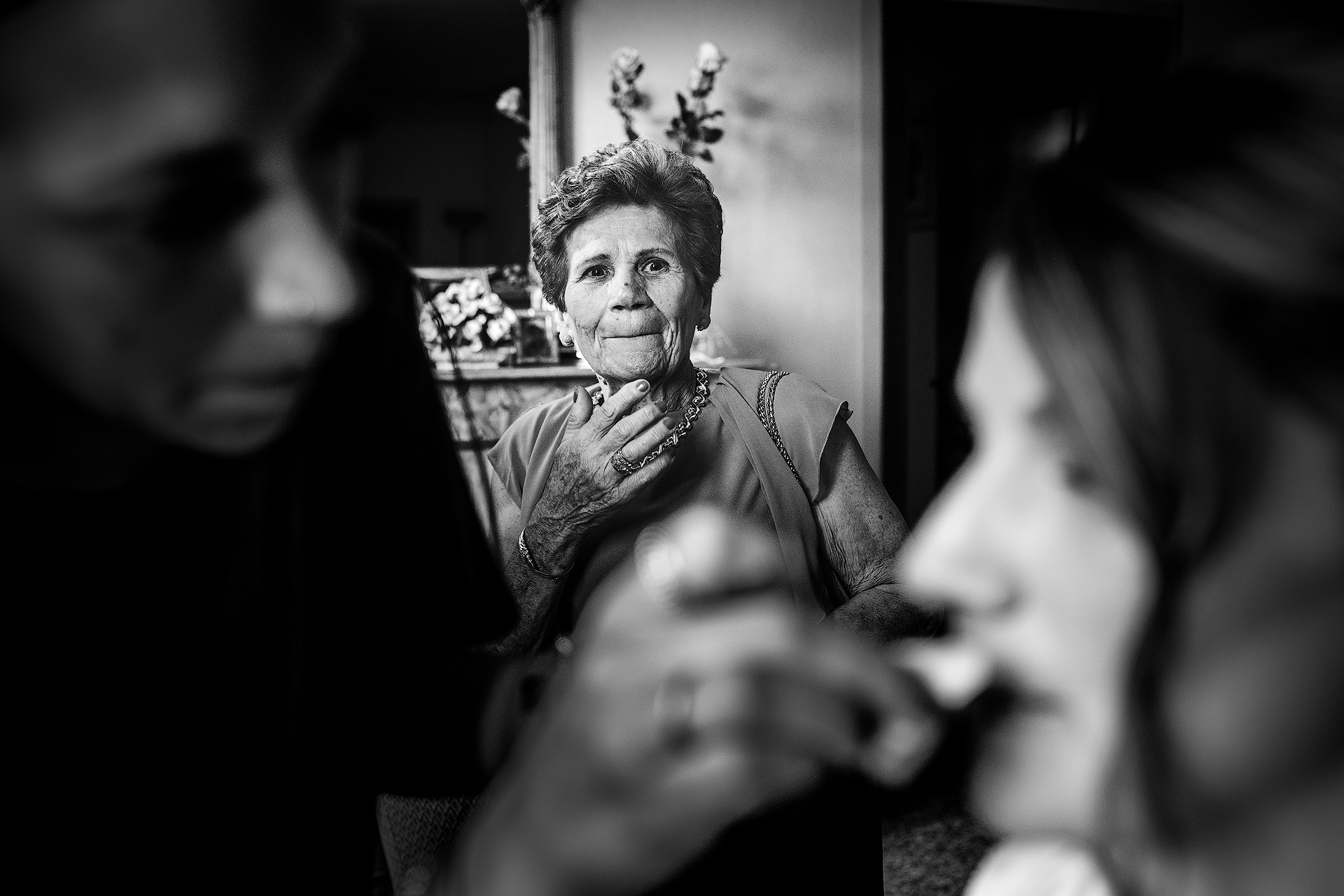 La nonna della sposa e il suo stupore