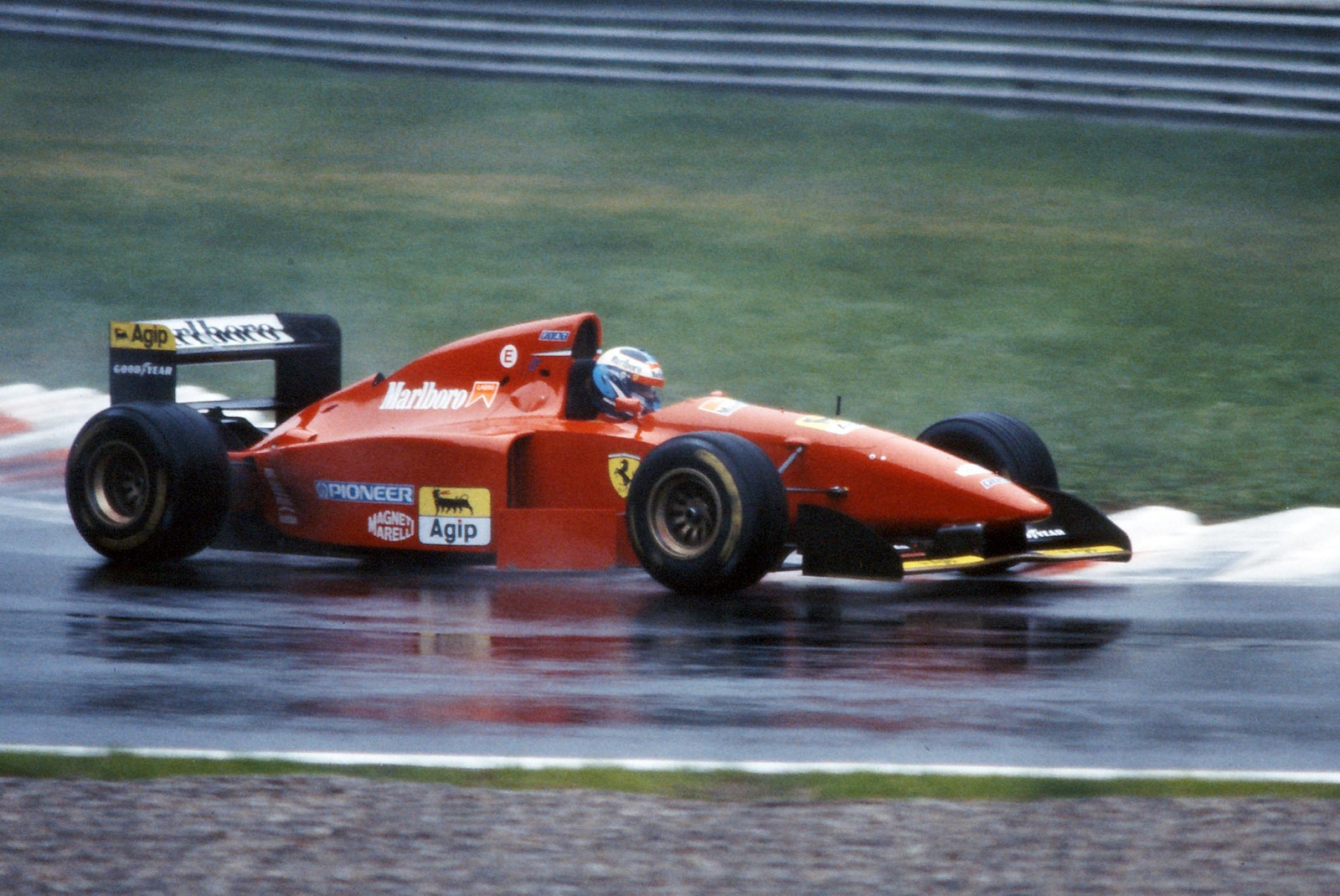 Nicola Larini in the Rain