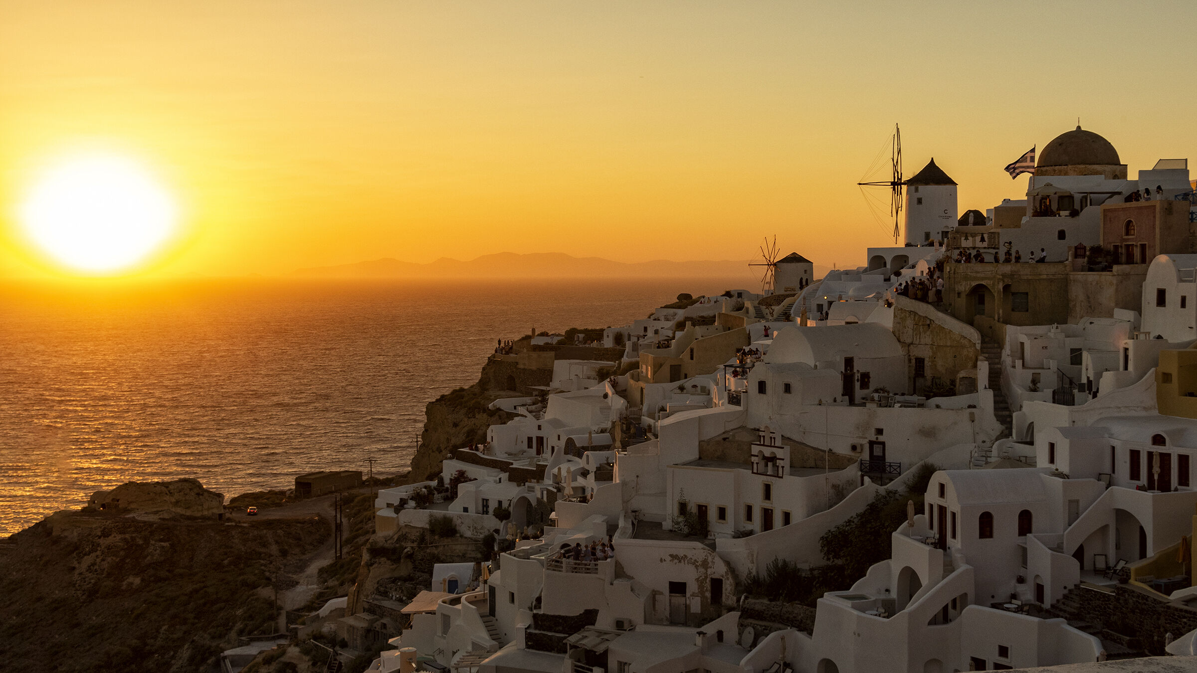 Sunset in Oia