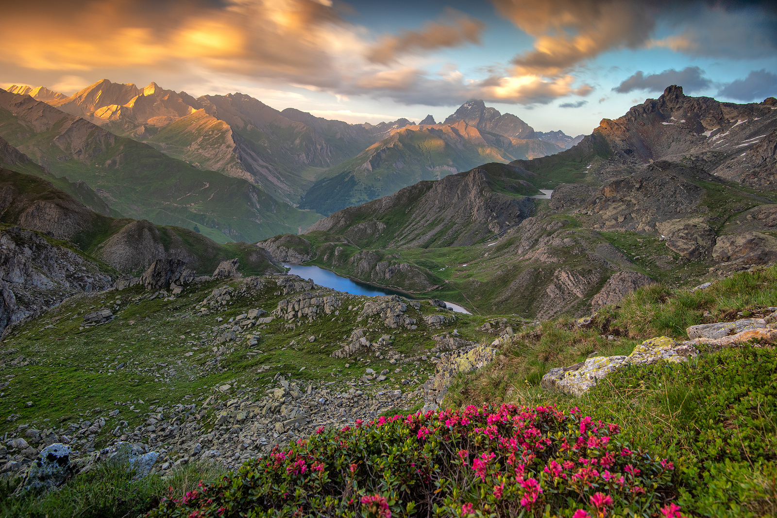 Tramonto dal Bivacco Olivero