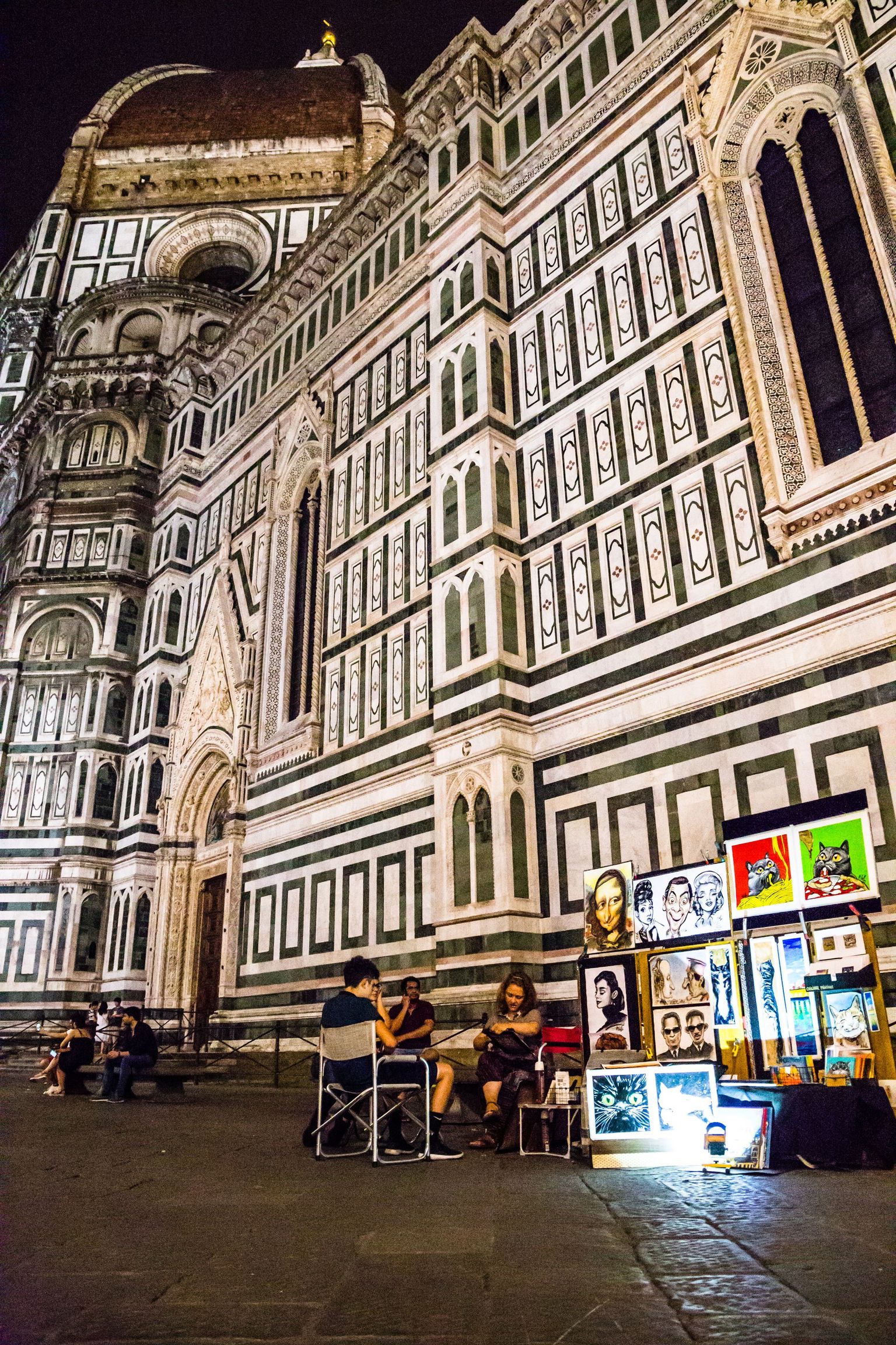 Piazza Duomo ed i suoi artisti