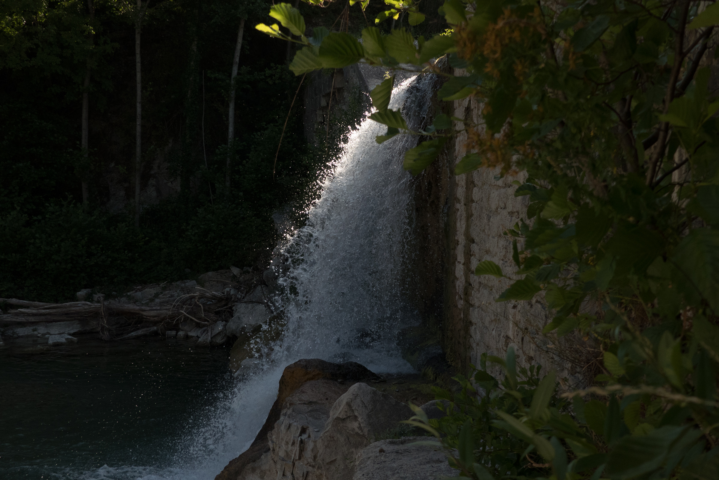 The waterfall of the Marecchia