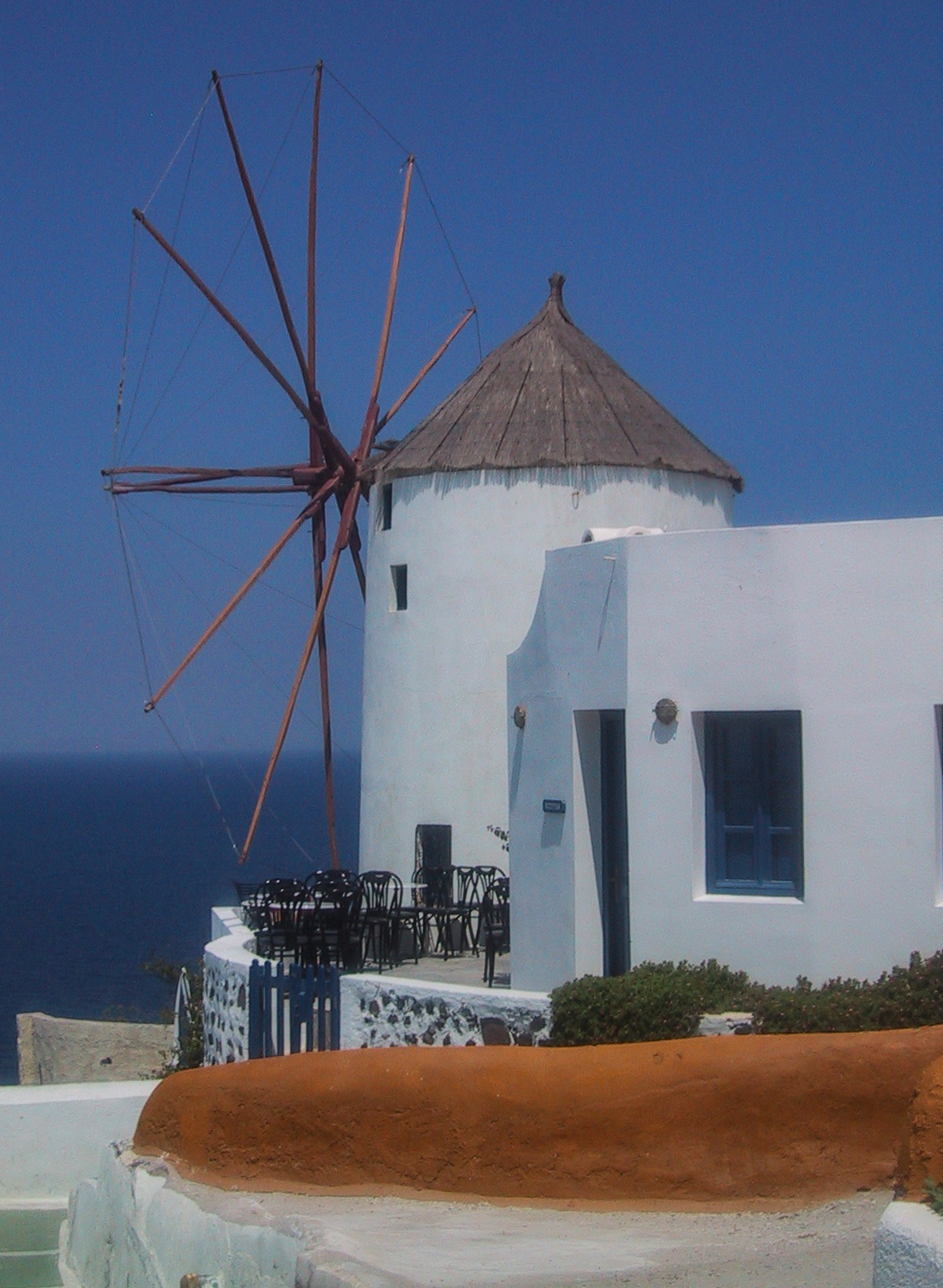 a classic Greek landscape