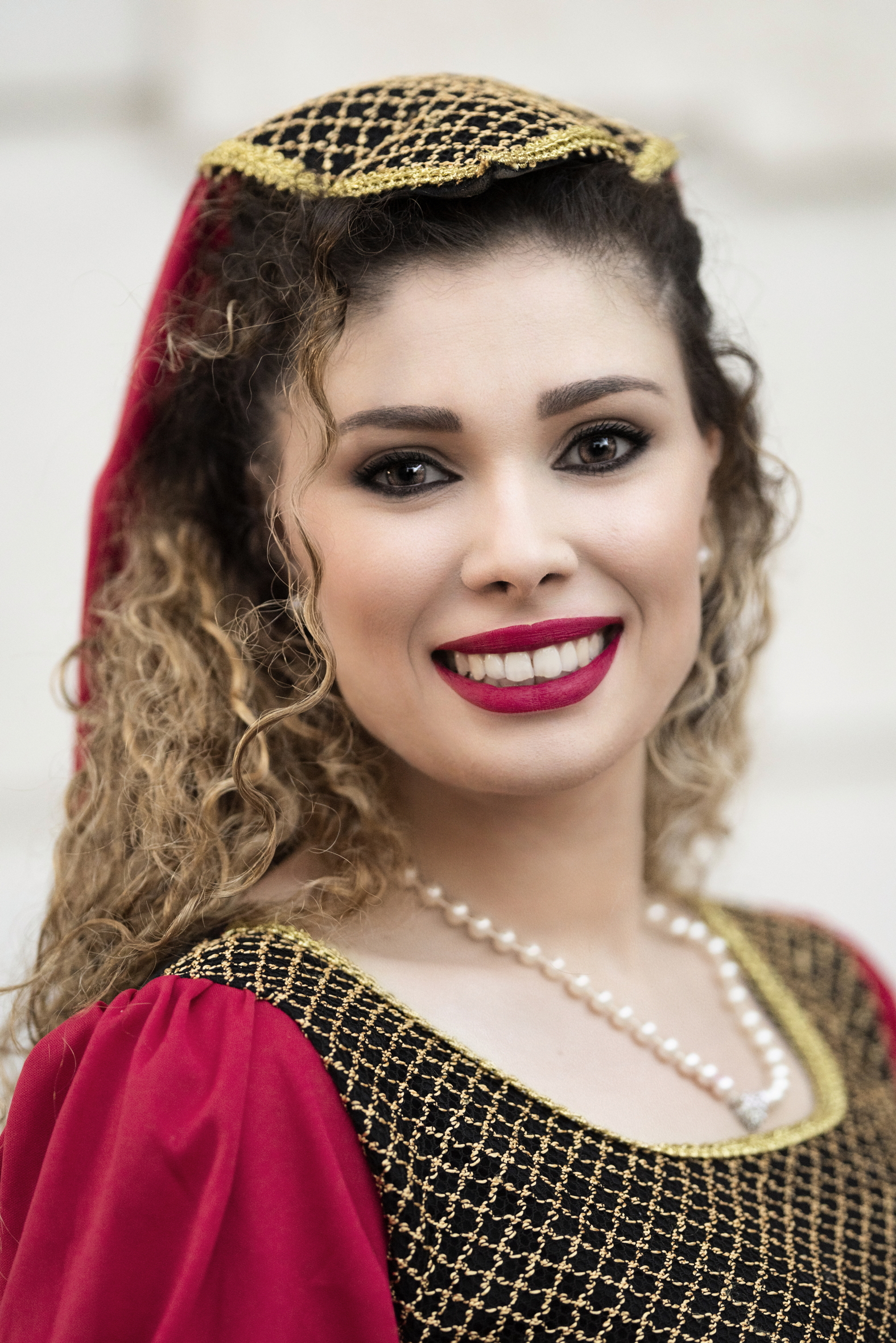 Figurante in abiti medievali