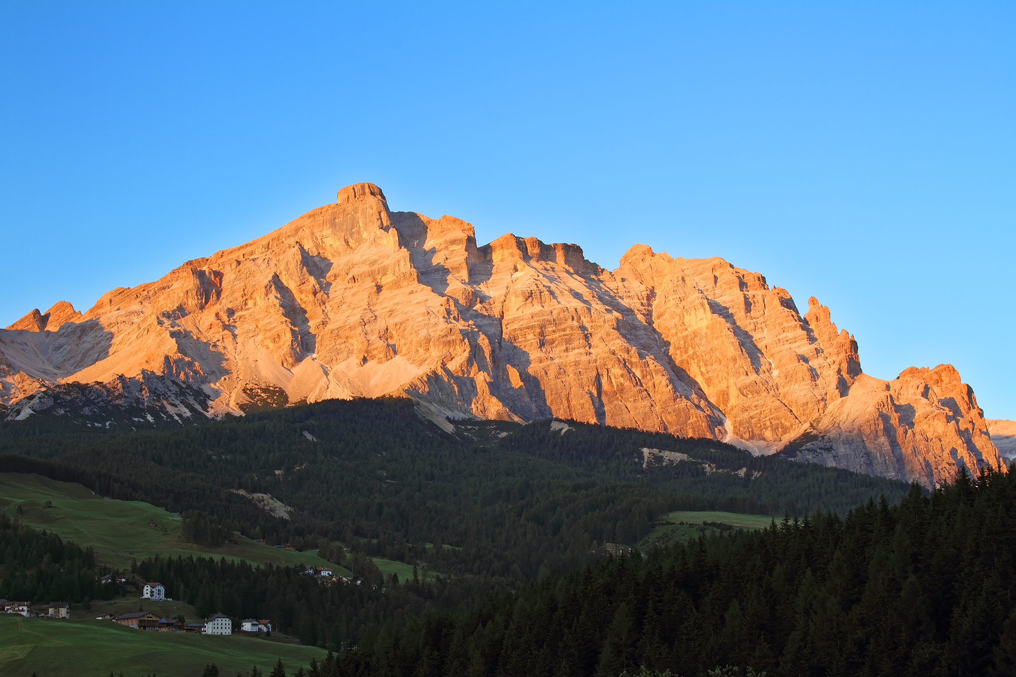 enrosadira sul Santa Croce