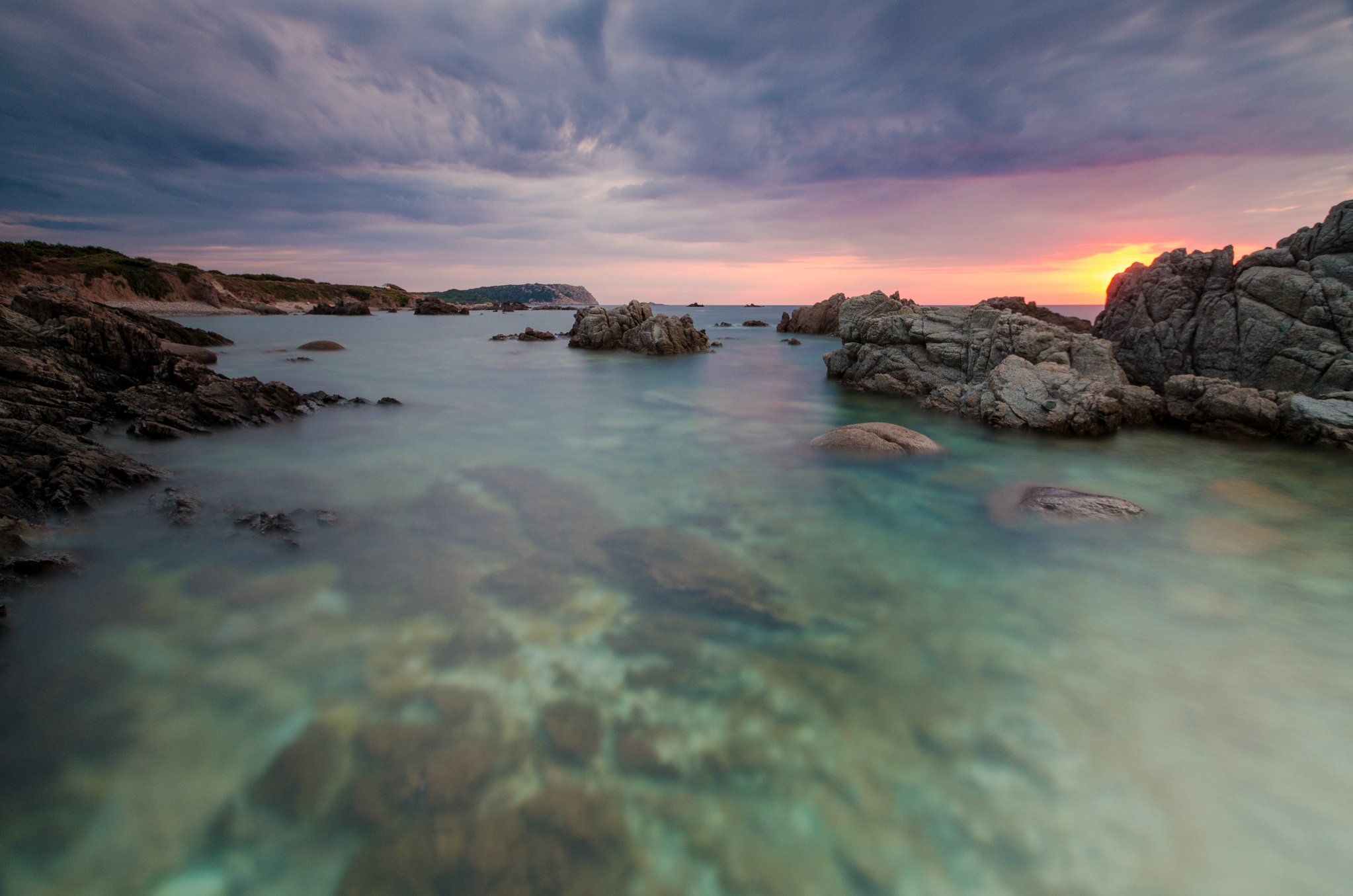 Rena di matteu at sunset