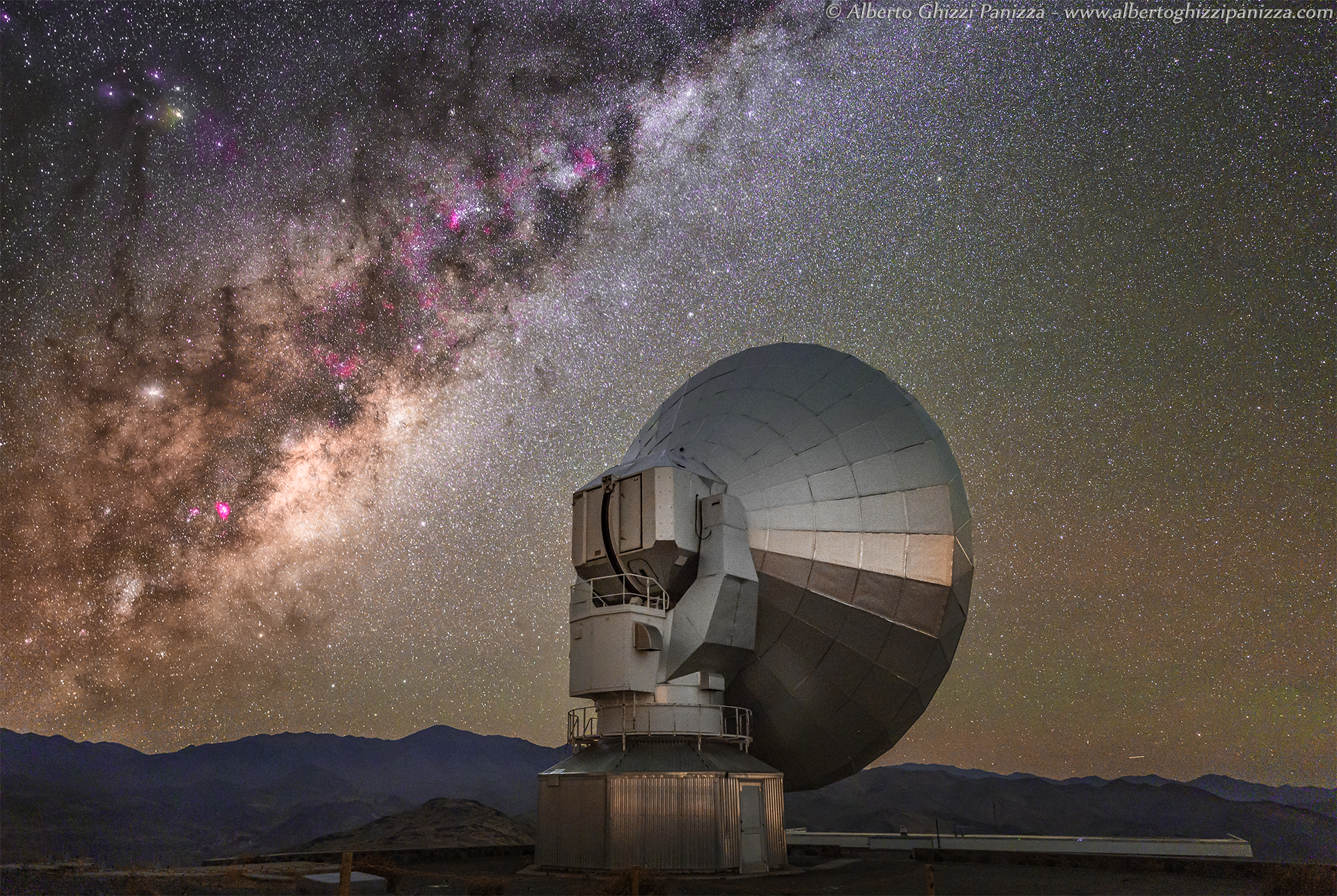 The Swedish antenna and the Milky Way