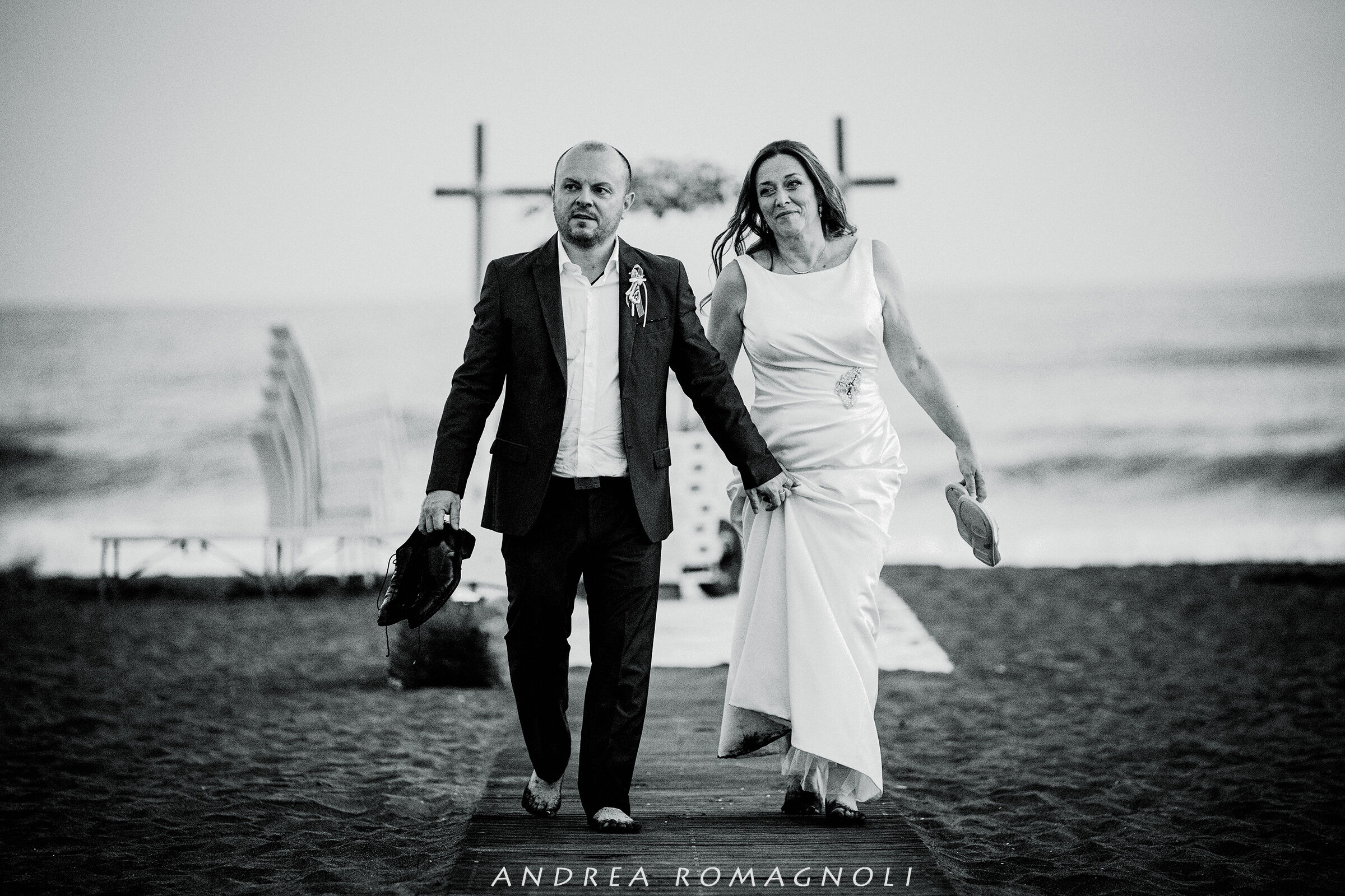 Wedding barefoot ....