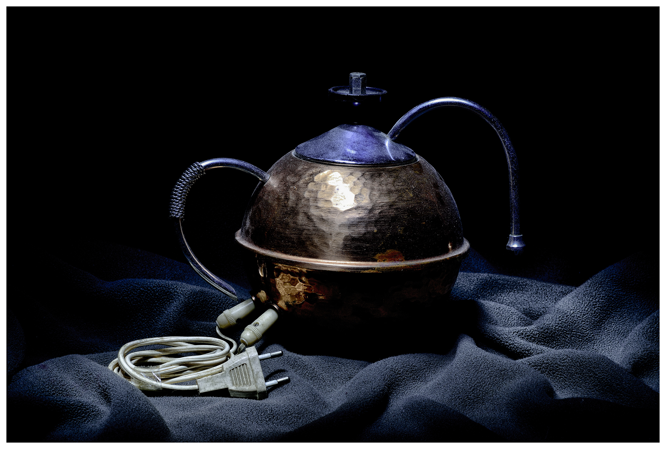 old electric coffee pot