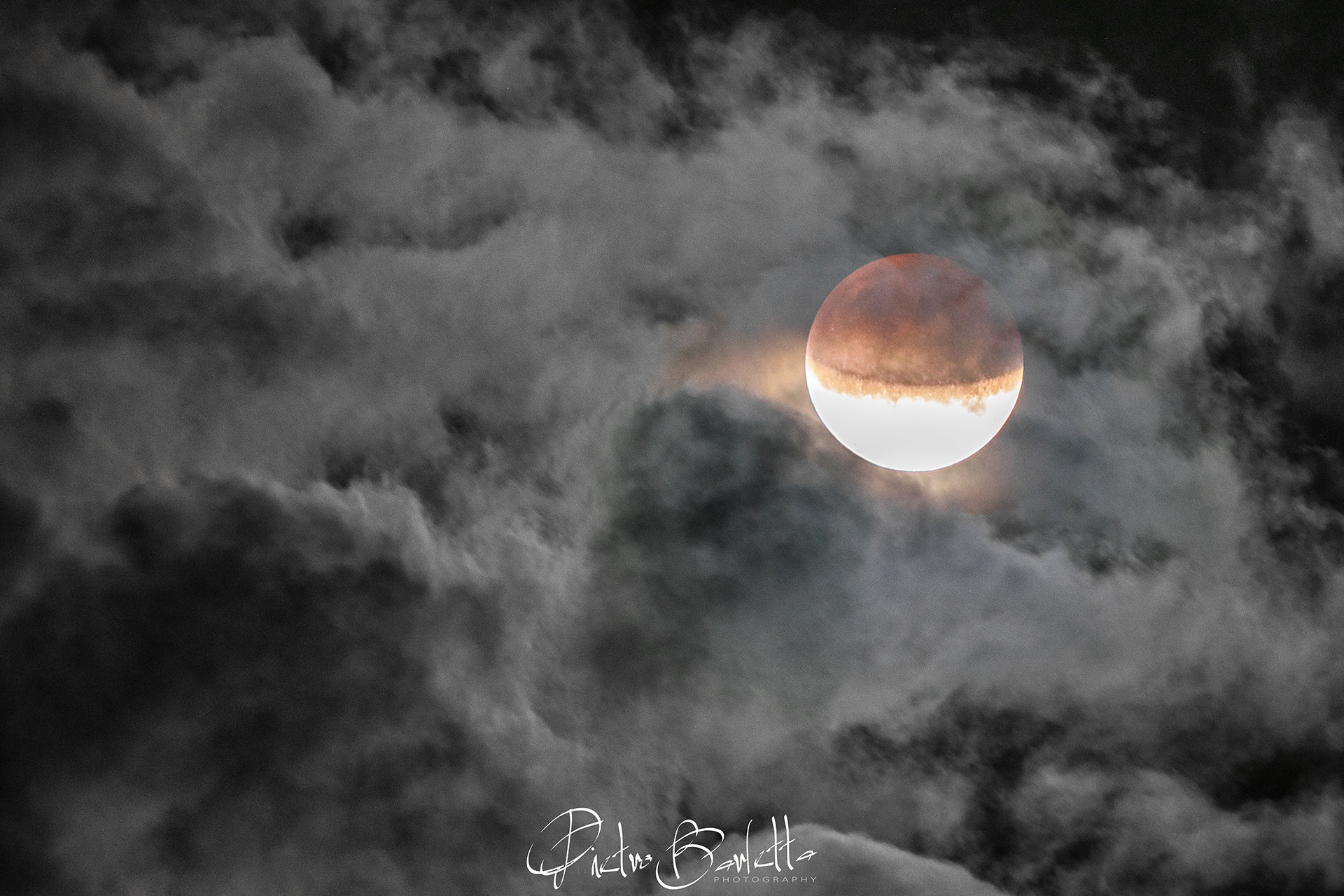 Moon partial eclipse