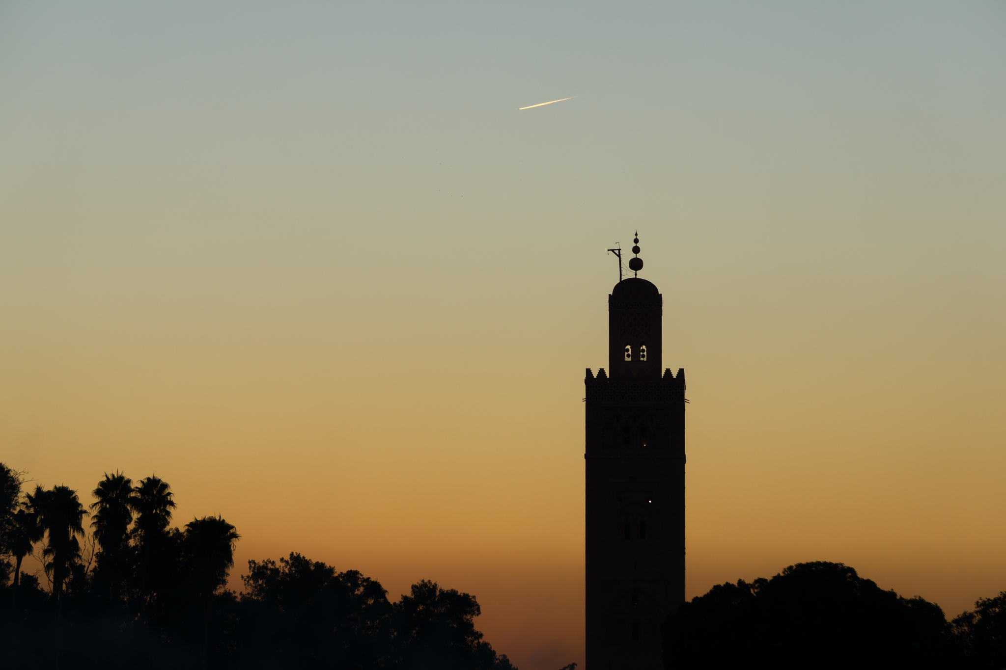 Minareto della Koutoubia al tramonto