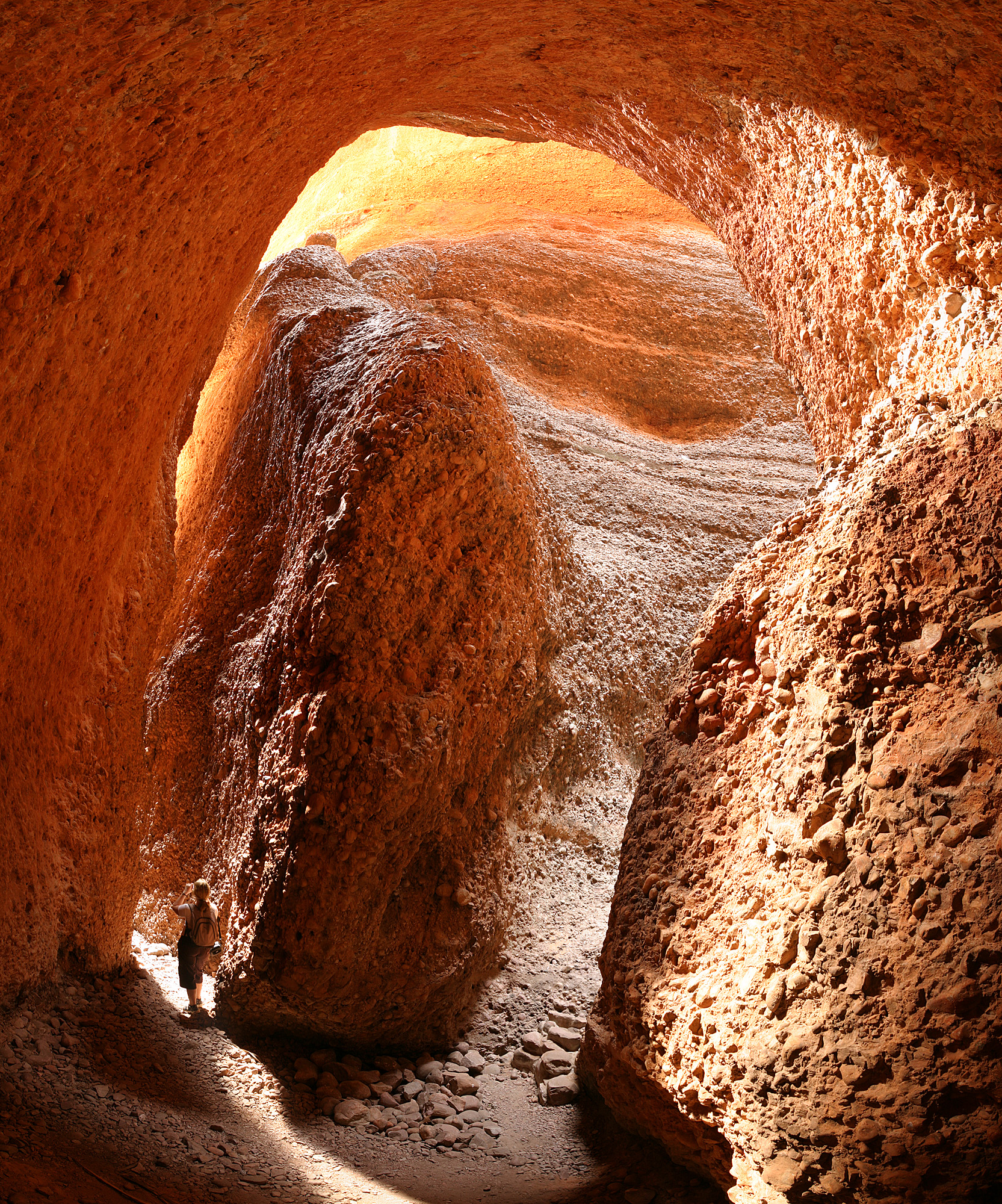 Turistiche a Gorge Echidna, Purnululu NP, WA, Australia