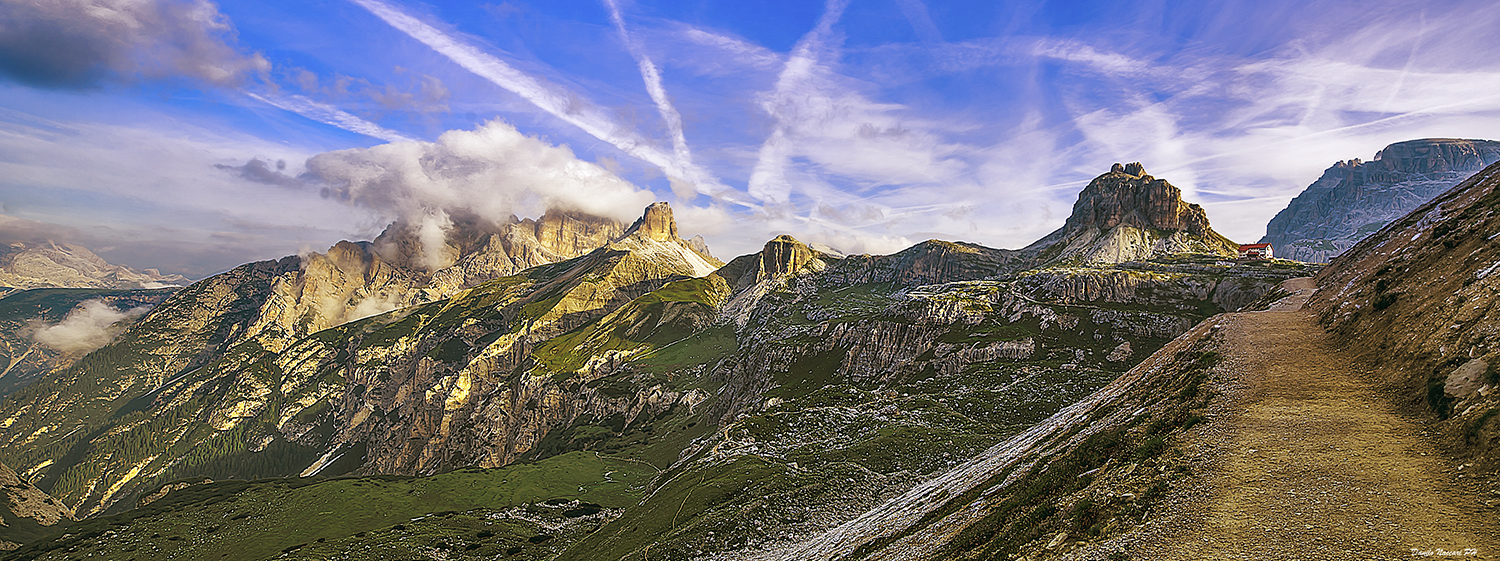 Sentiero verso il rifugio Locatelli