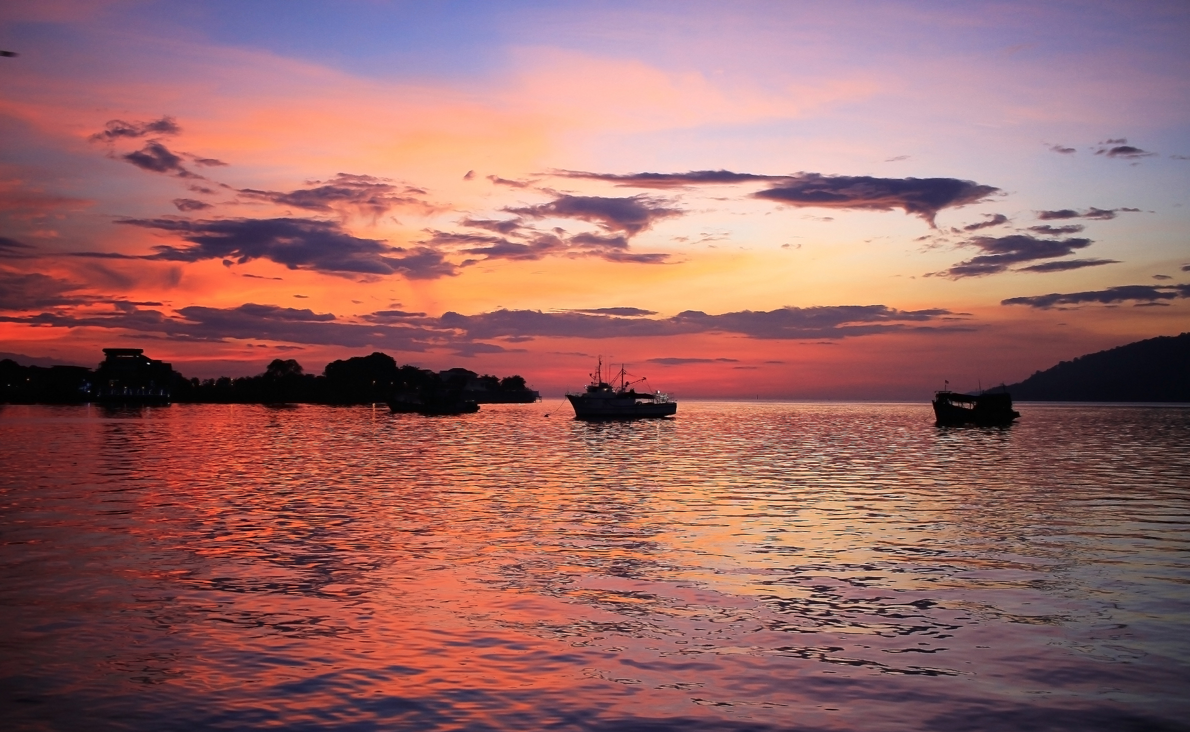 Kota Kinabalu sunset promenade