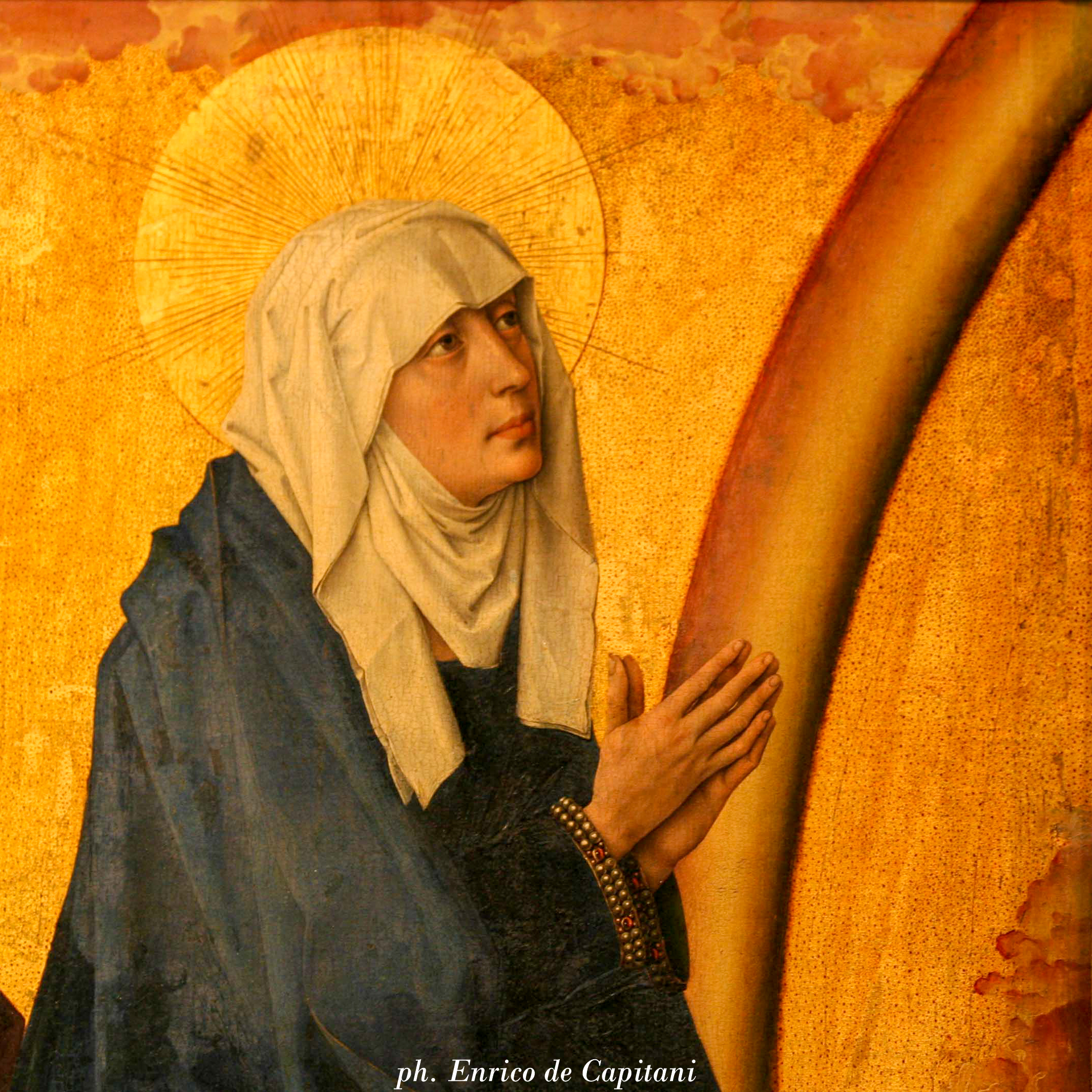 La Vergine nel Giudizio universale di Beaune