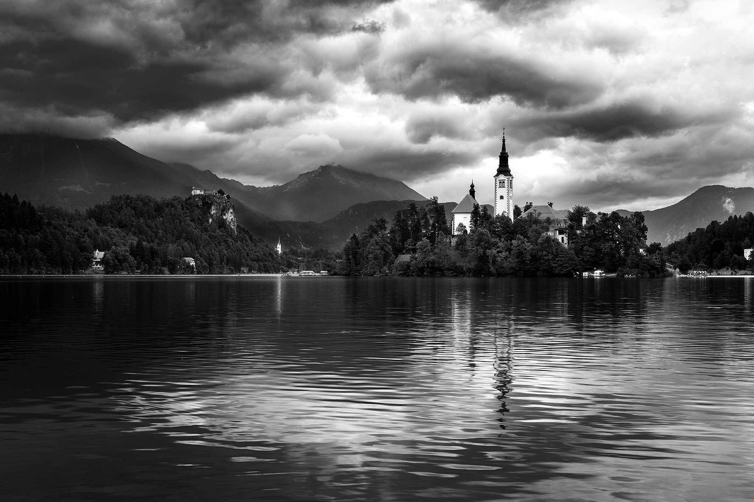 Dark clouds over Bled