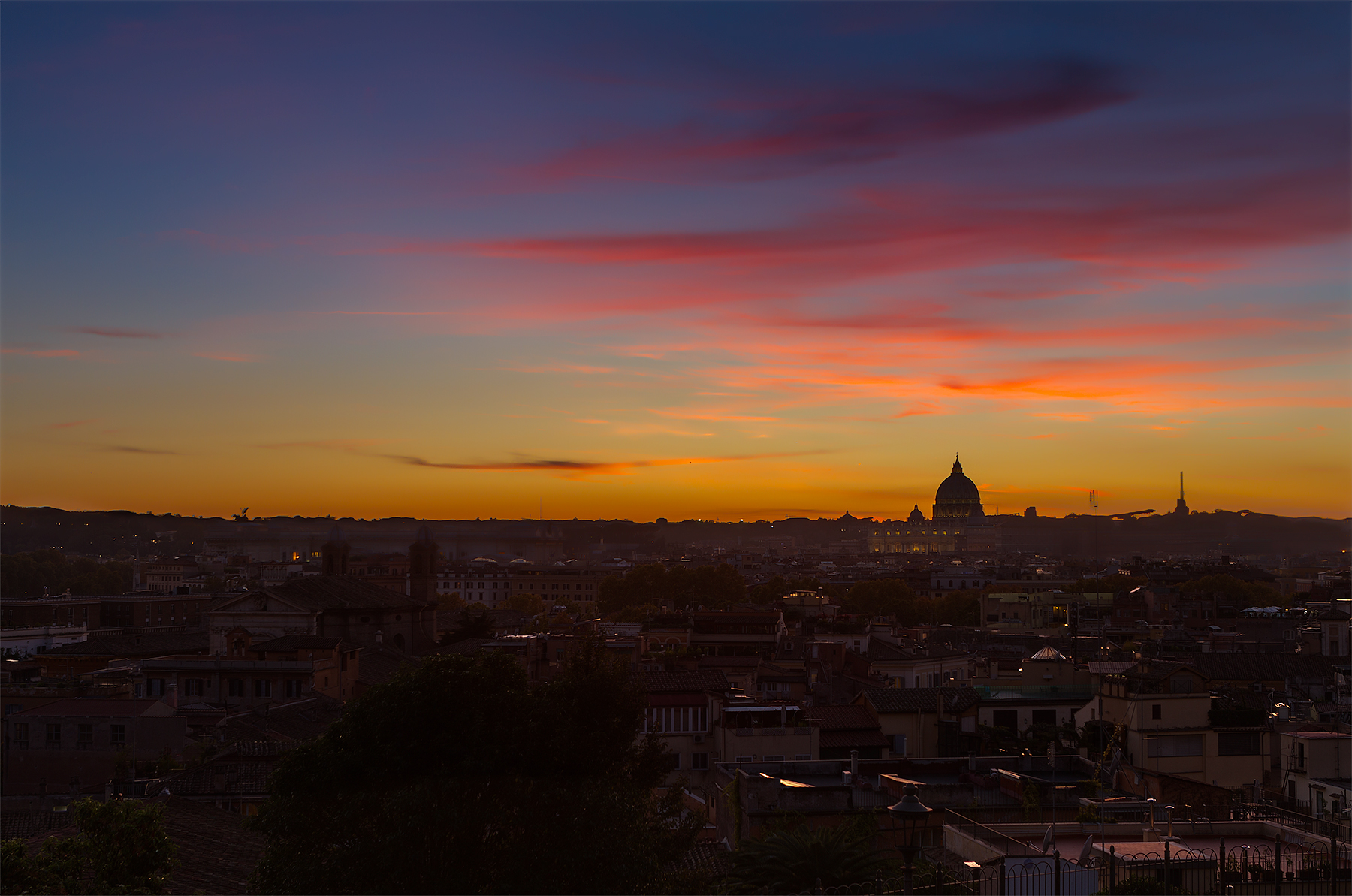 Tramonto dal Pincio
