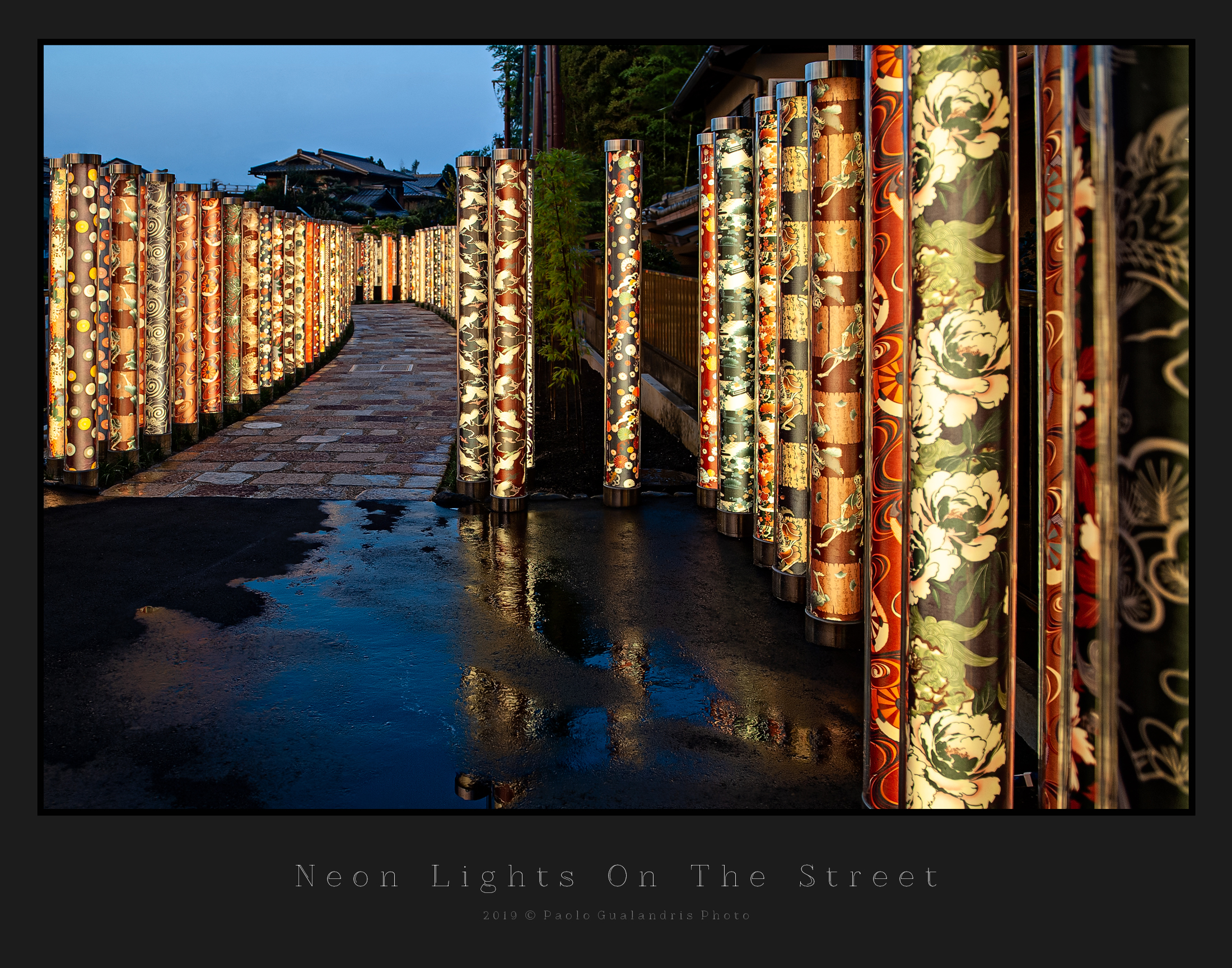 Neon Lights On The Street