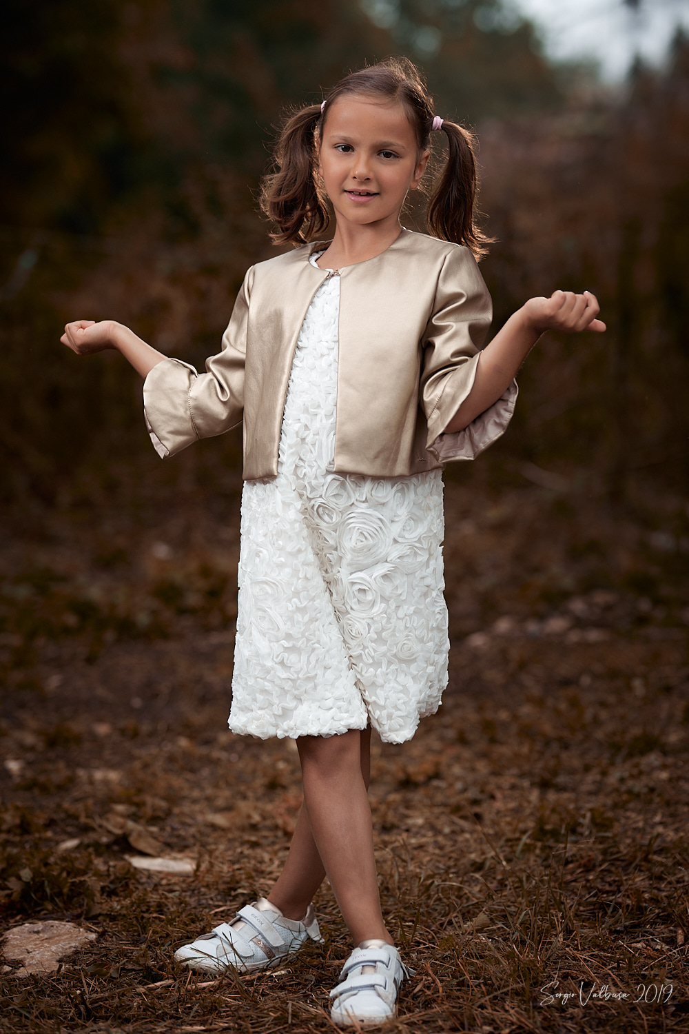 Matilda in the new dress