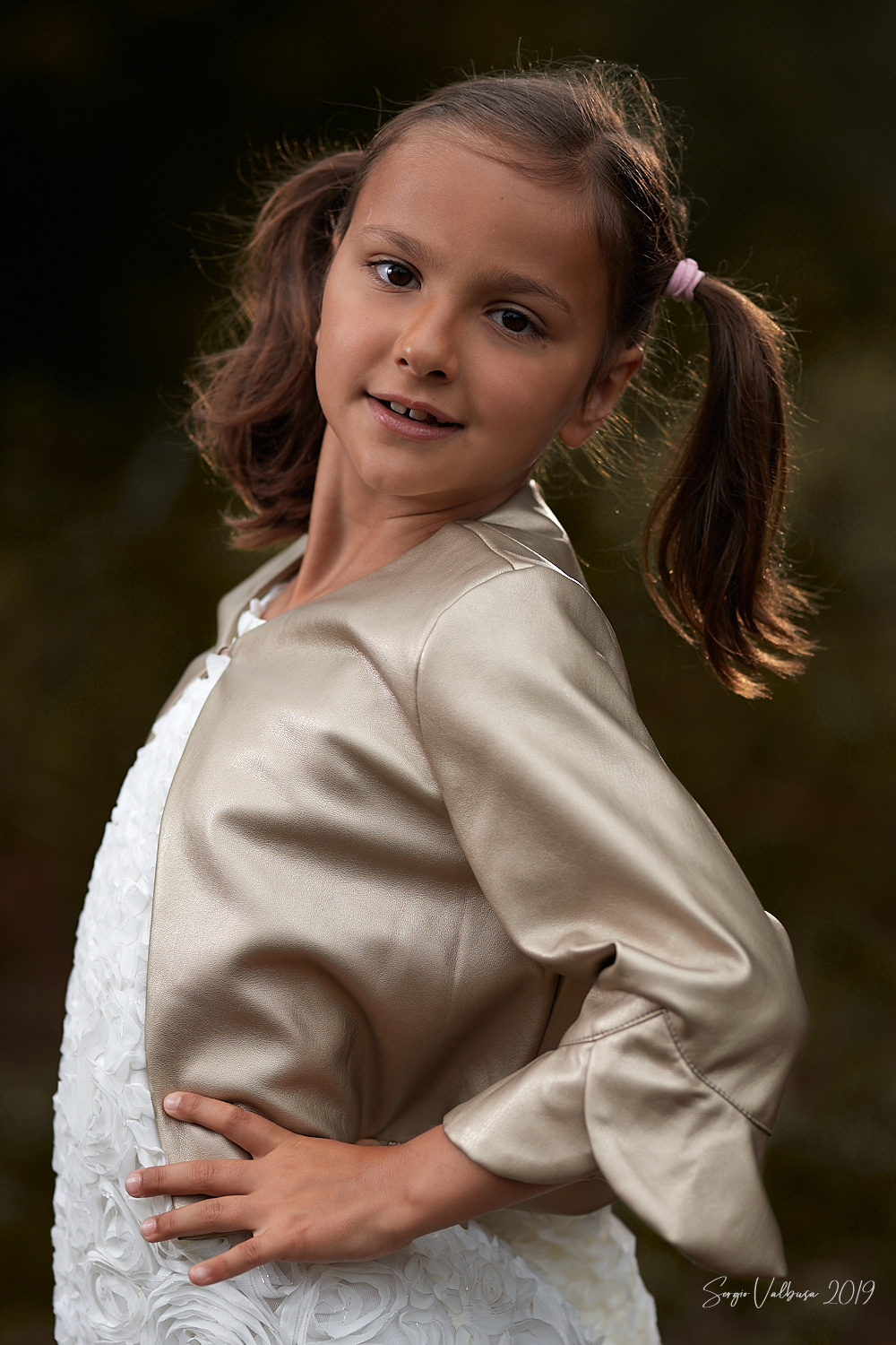 Matilda in the new dress