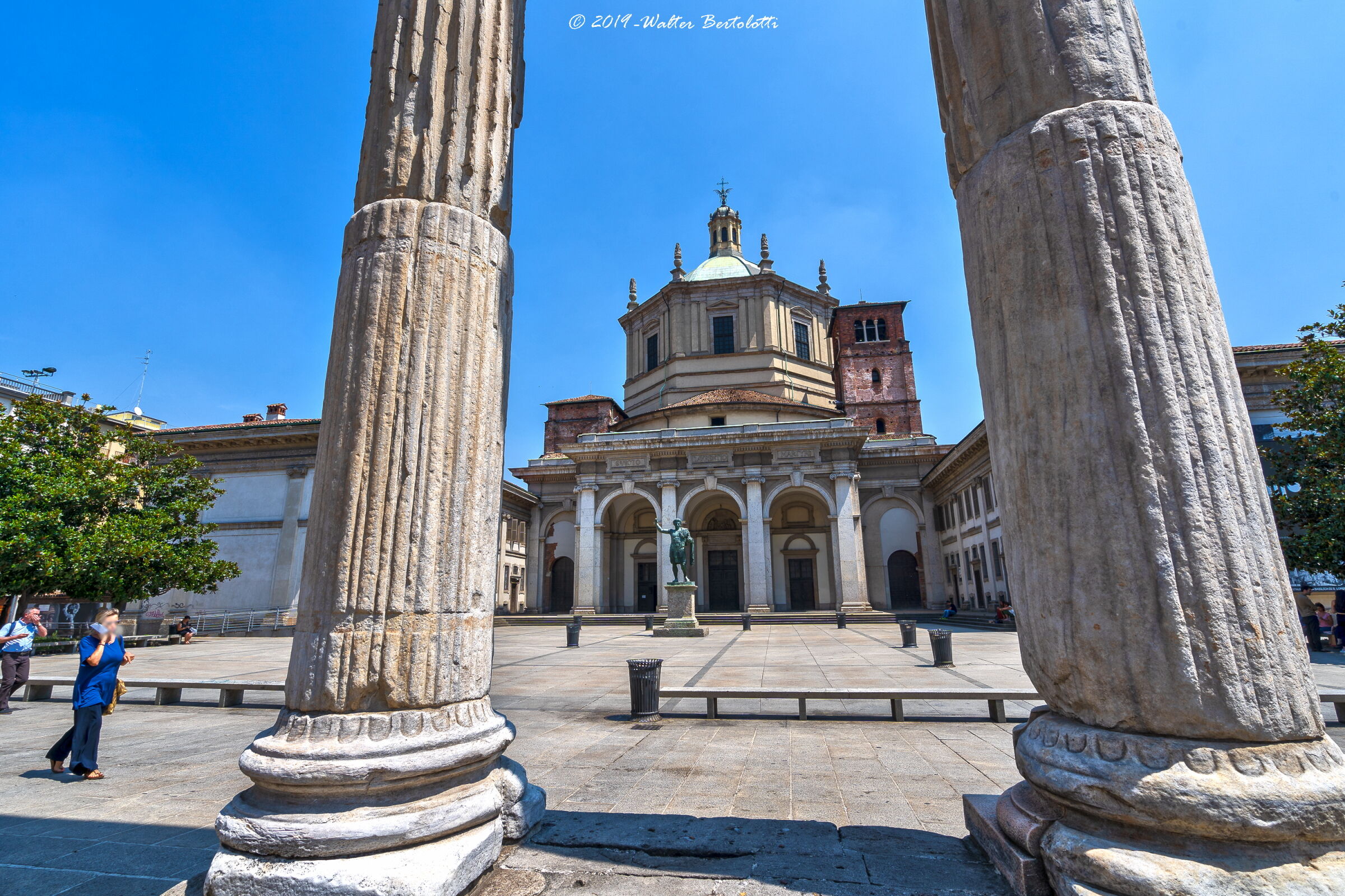 St. Lawrence and the Columns