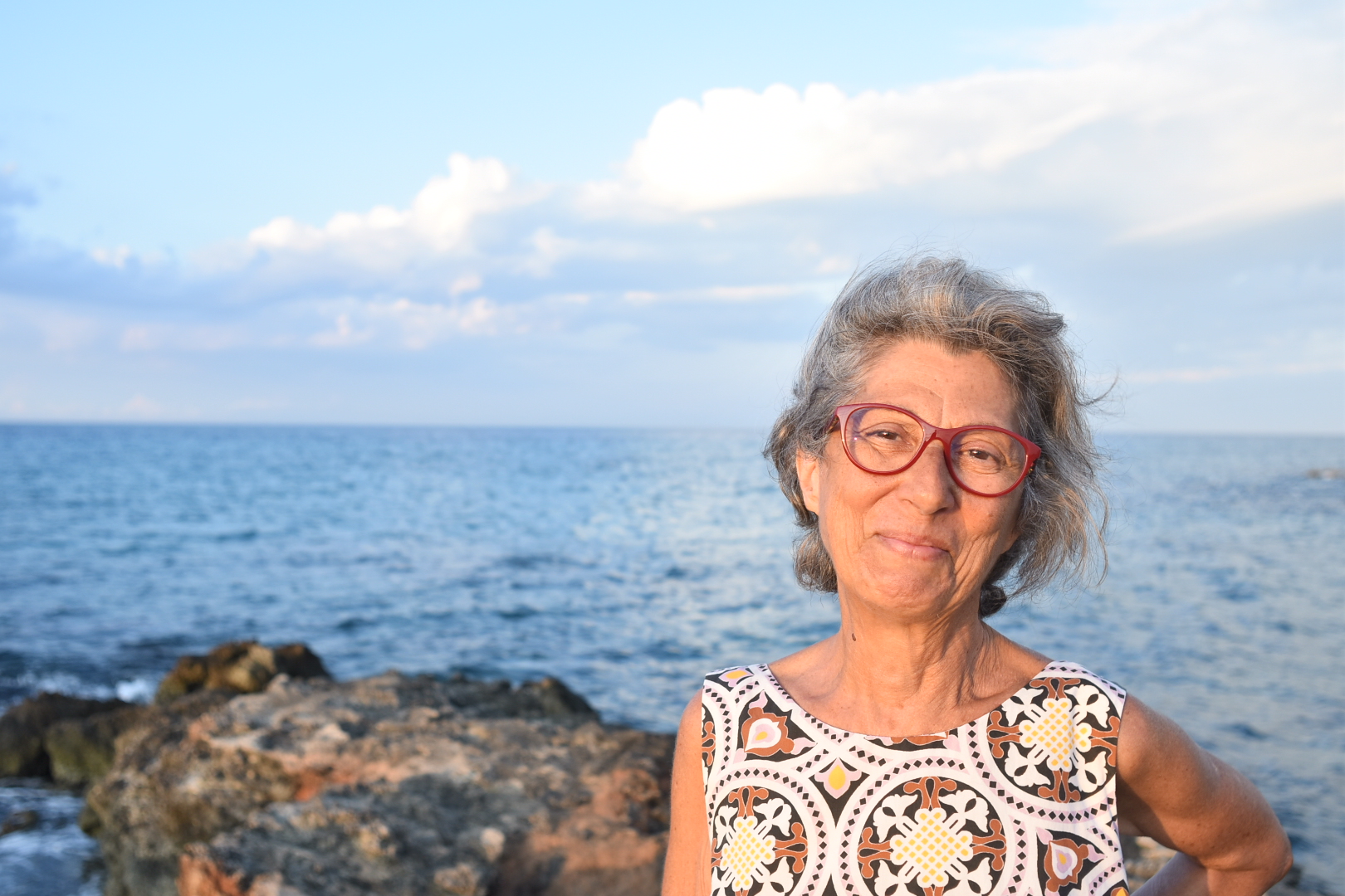Al mare al tramonto