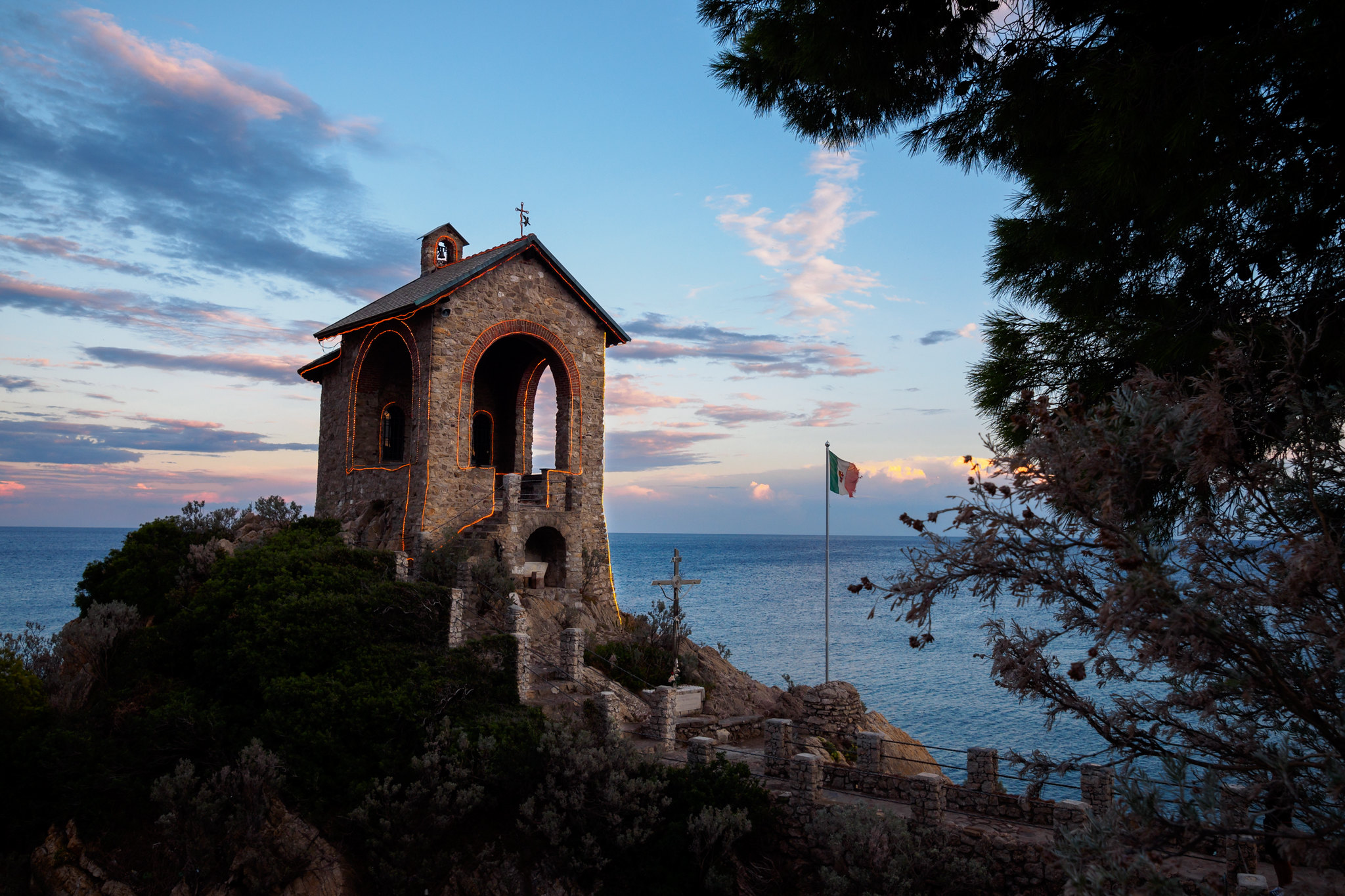 The Cappelletta of the port of Alassio