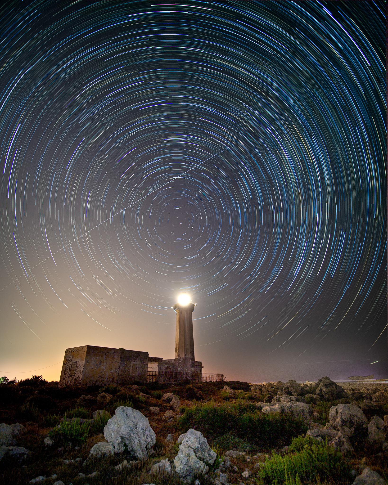 Notte di stelle al faro