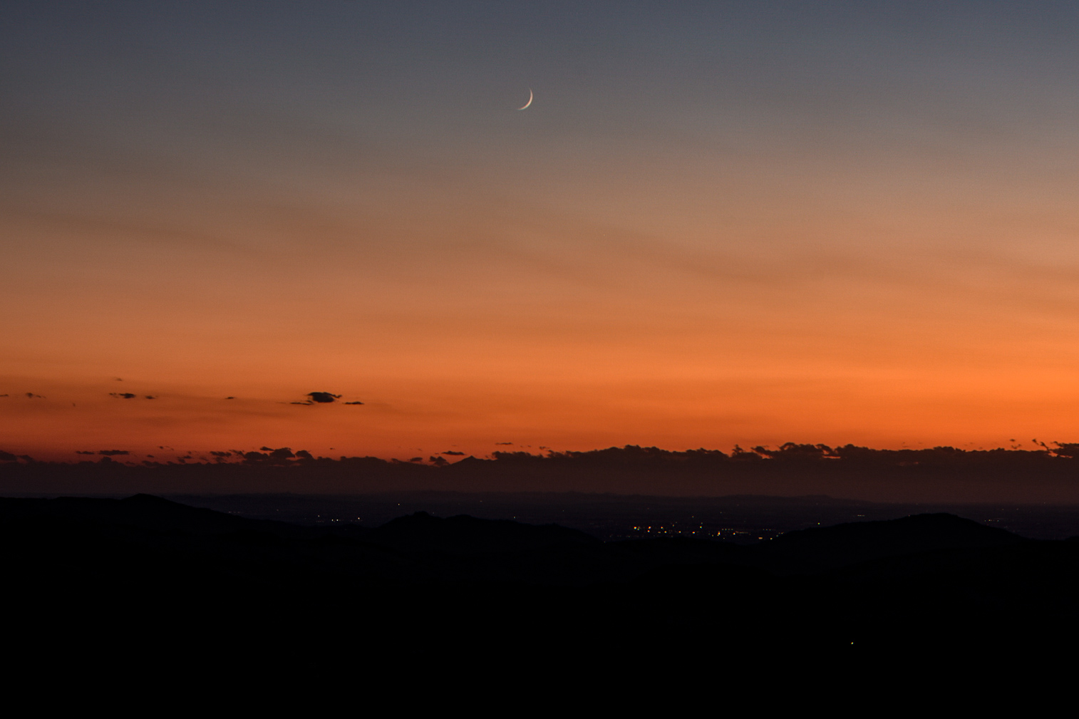 Tramonto da Stadera (val Tidone - PC)