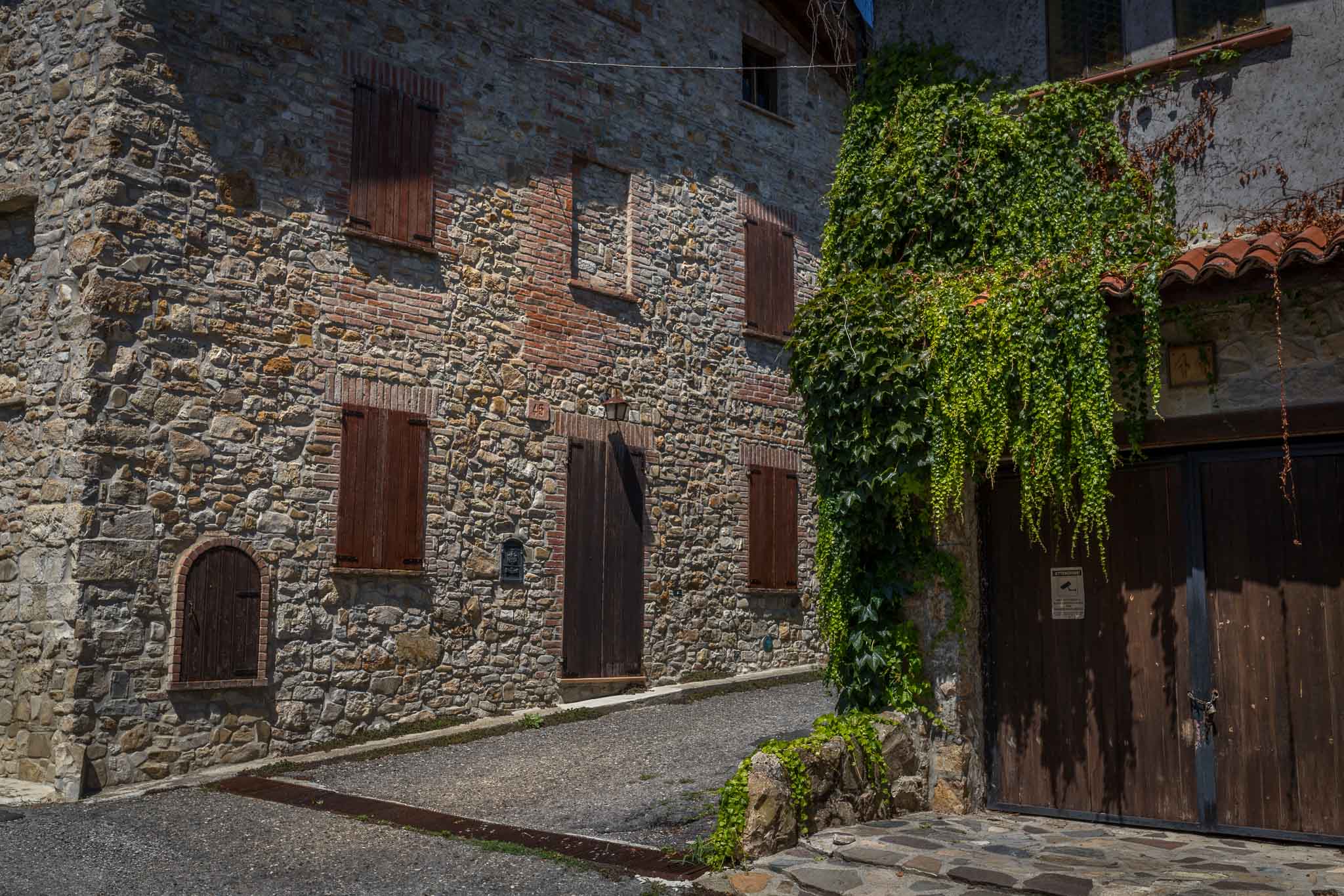 Rural architecture in Val Tidone