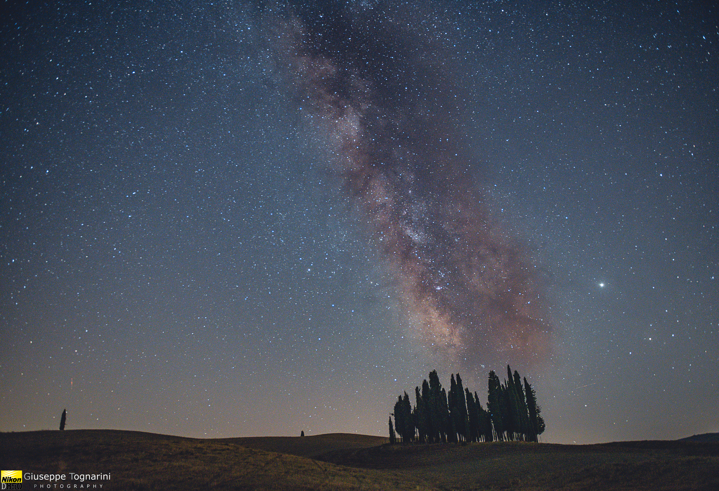 Via lattea ai cipressini