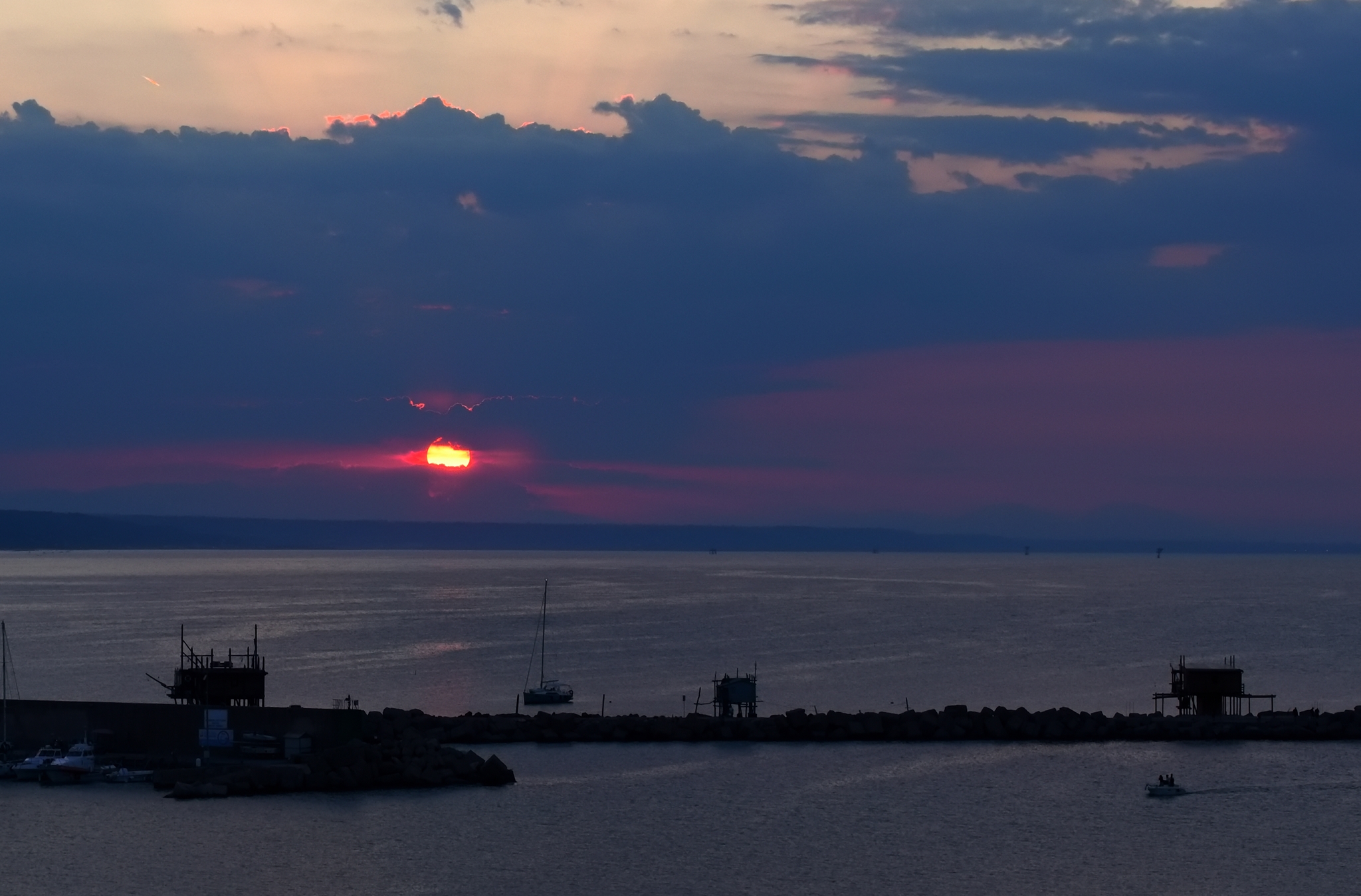 Sunset at Punta Penna