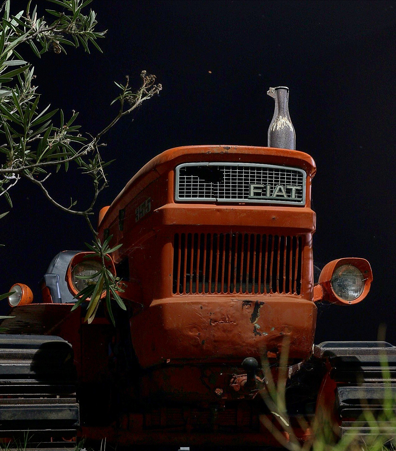 Trattore abbandonato