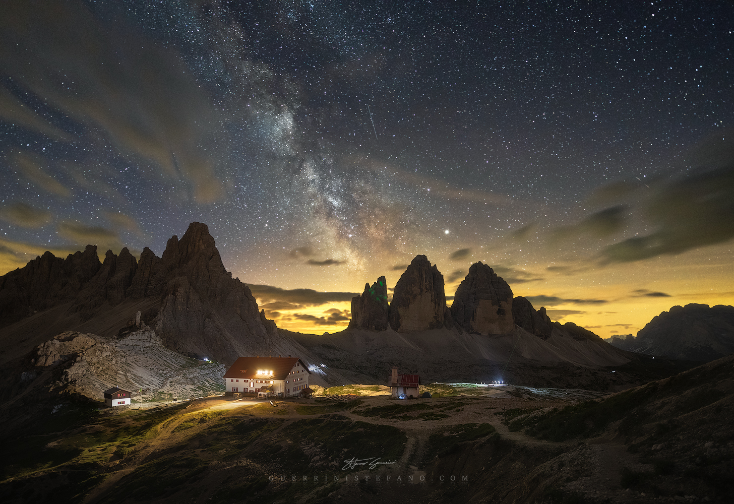 Three Lavaredo Peaks - Milky Way