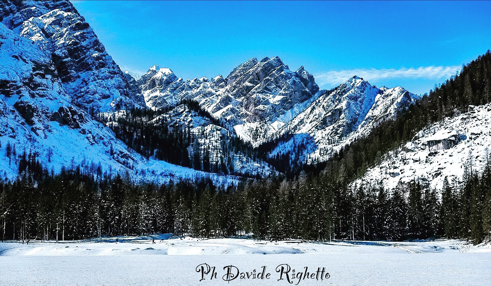 Snowy Lake of Braies