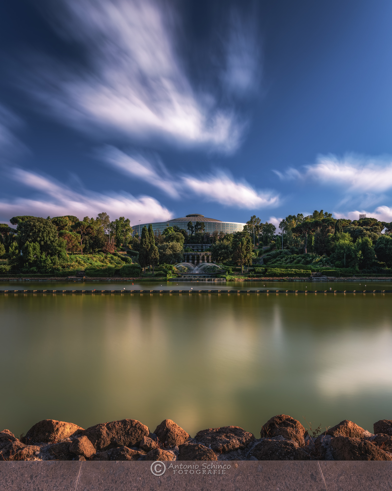 The Eur Pond And The Falls Garden