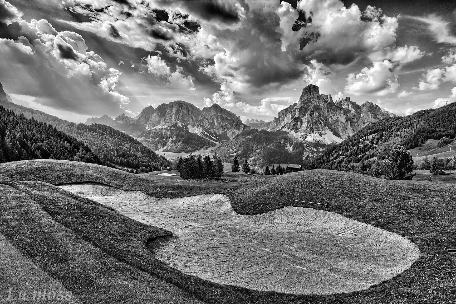 Corvara, the Sassongher